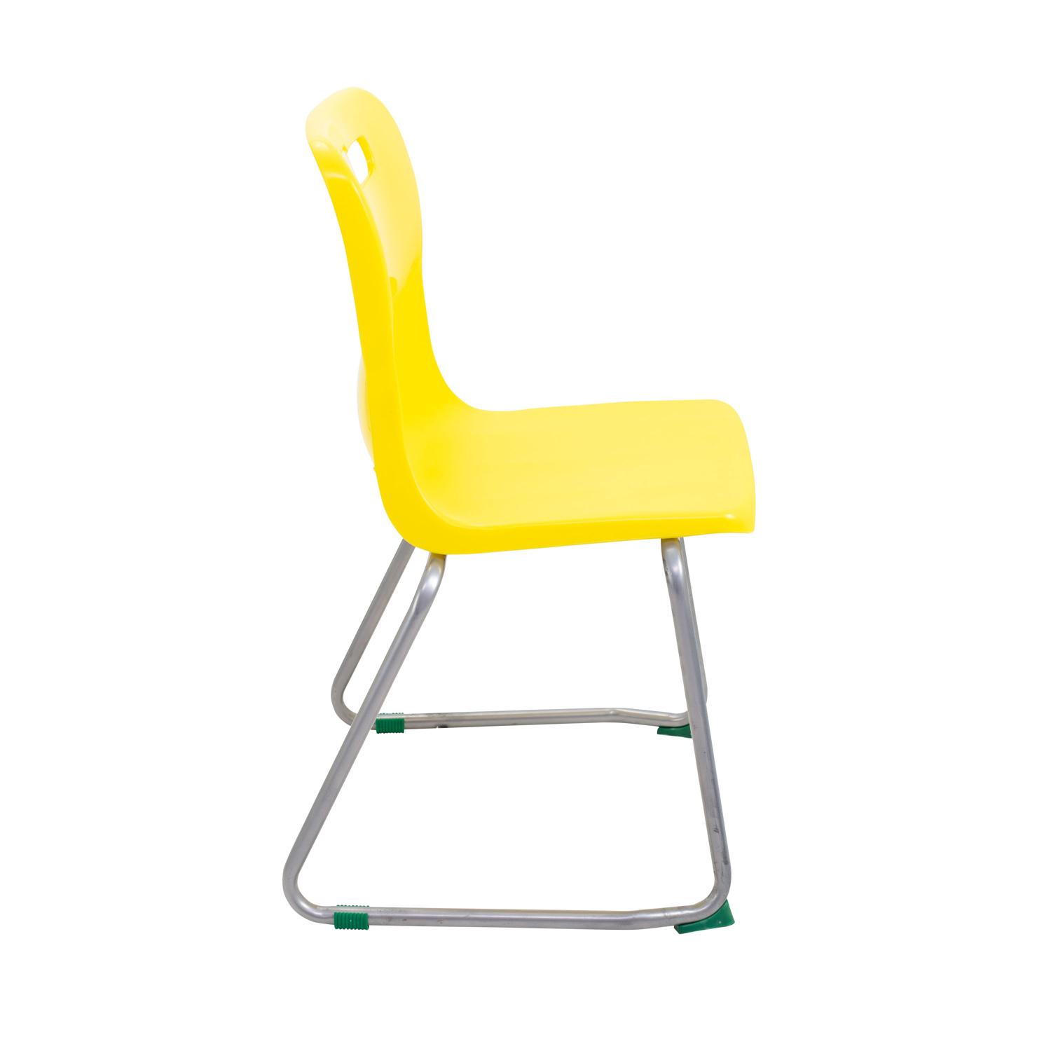 Titan Skid Base Chair Size 5 Yellow