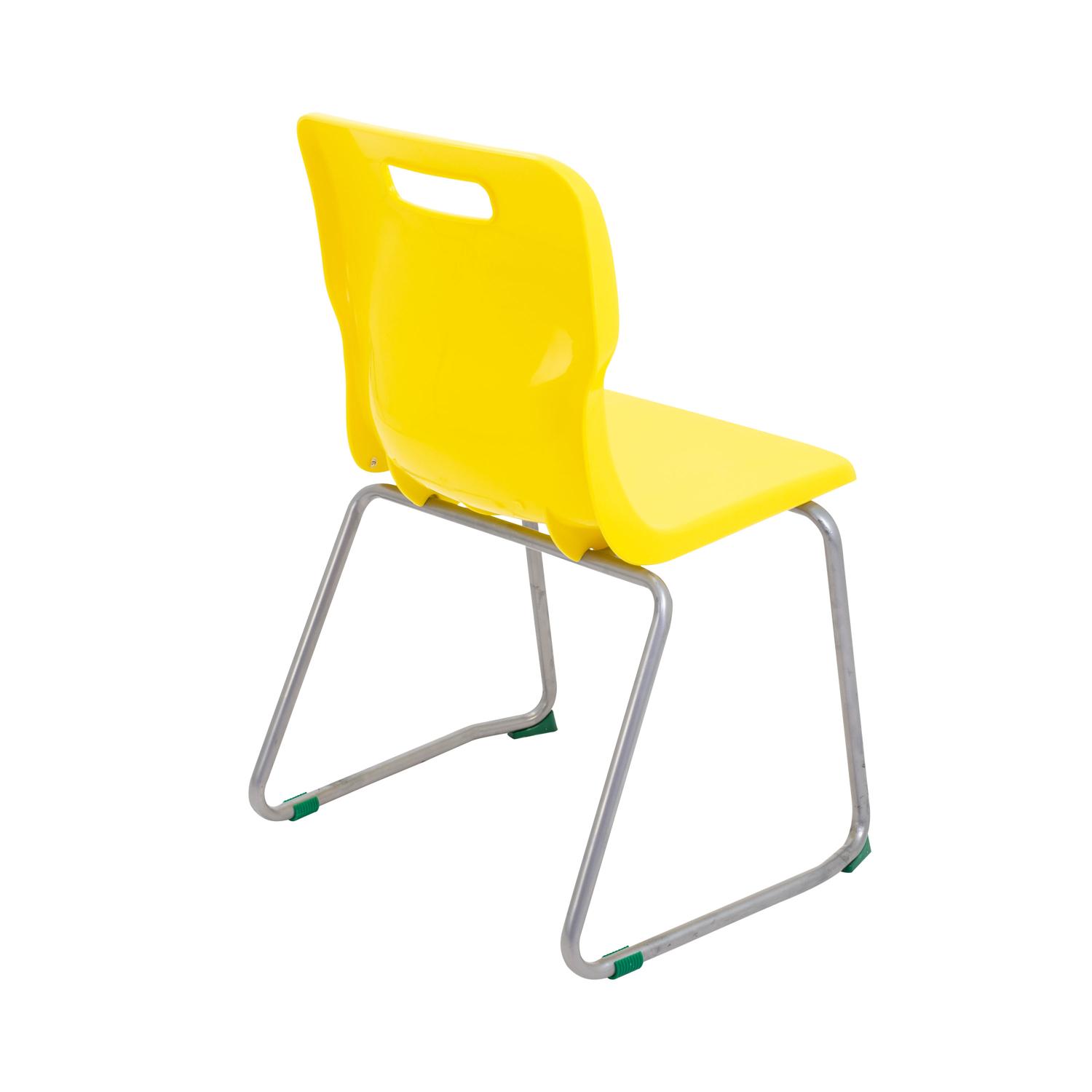Titan Skid Base Chair Size 5 Yellow