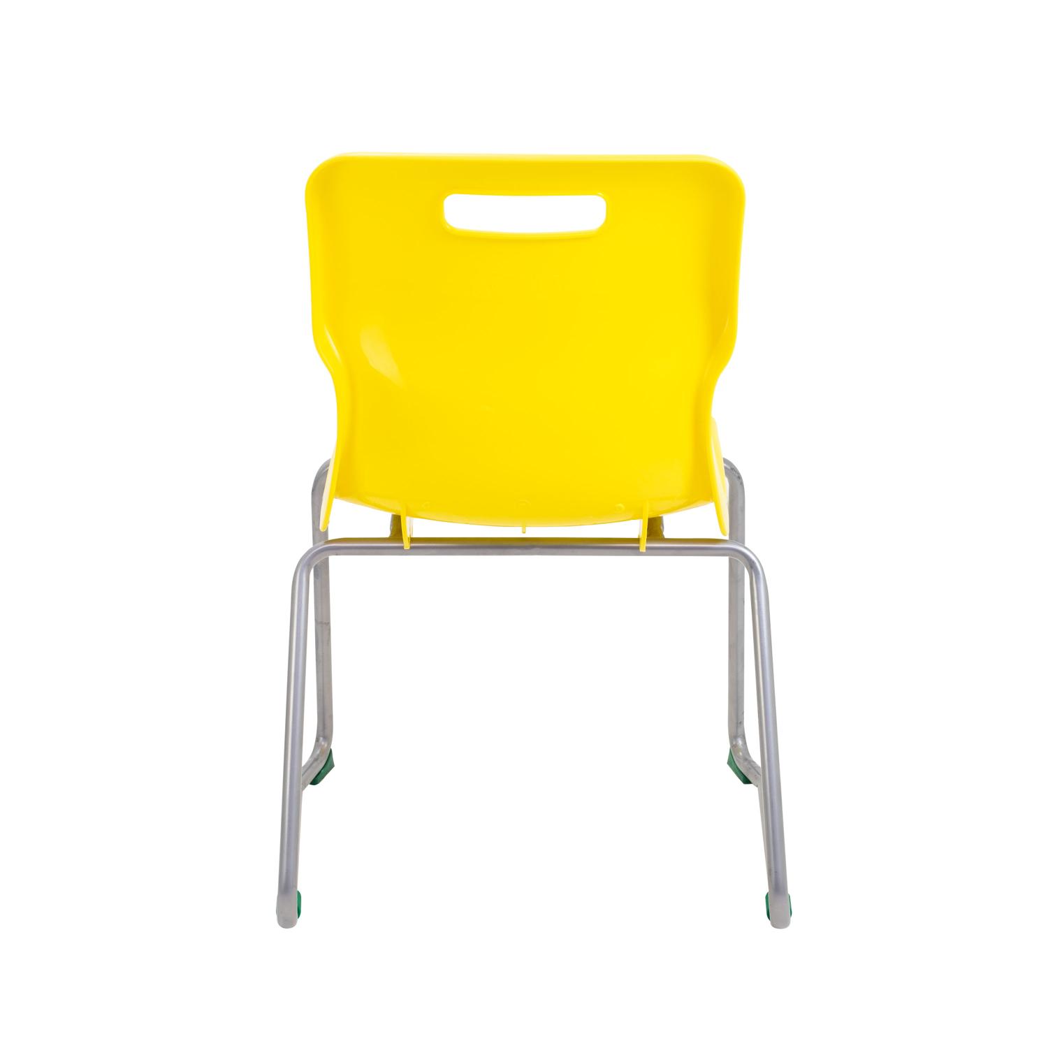 Titan Skid Base Chair Size 5 Yellow