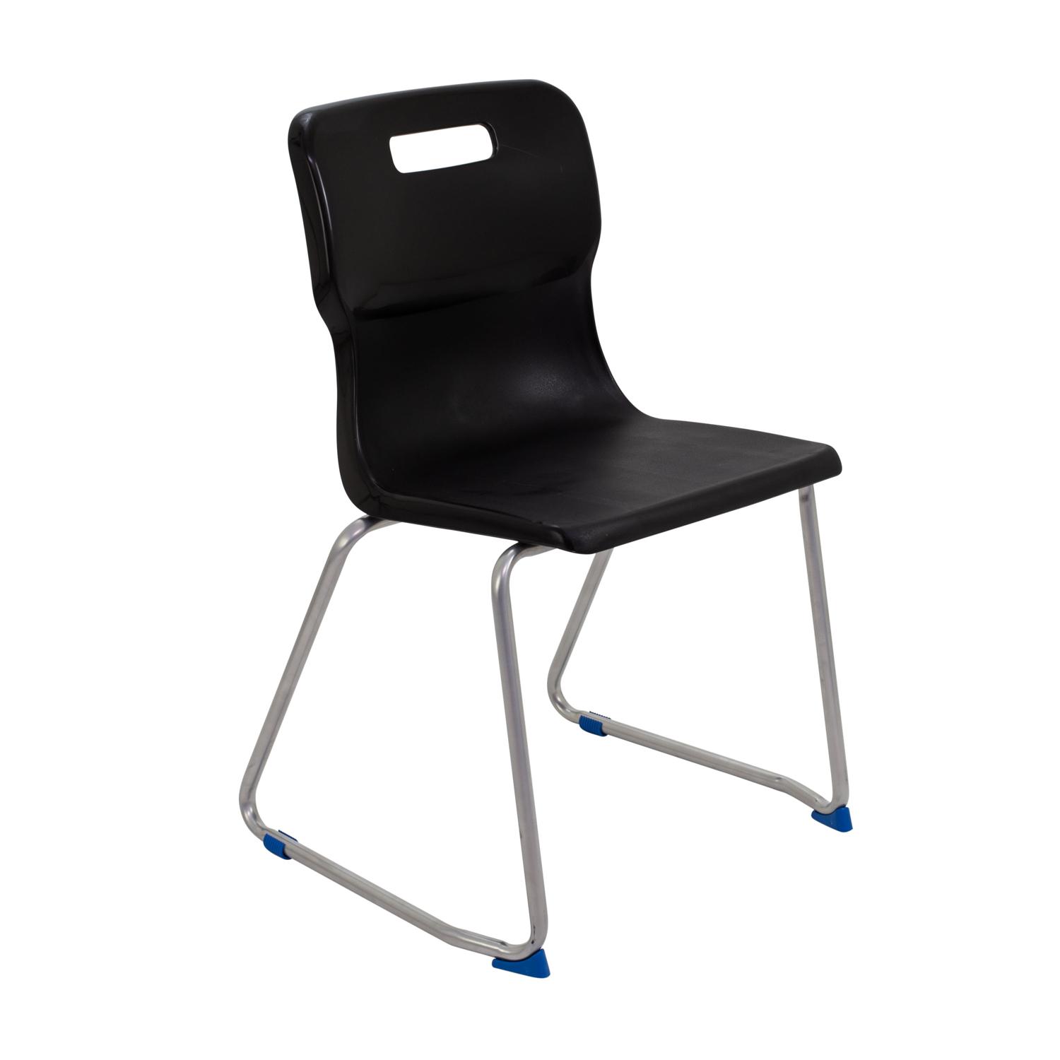 Titan Skid Base Chair Size 6 Black