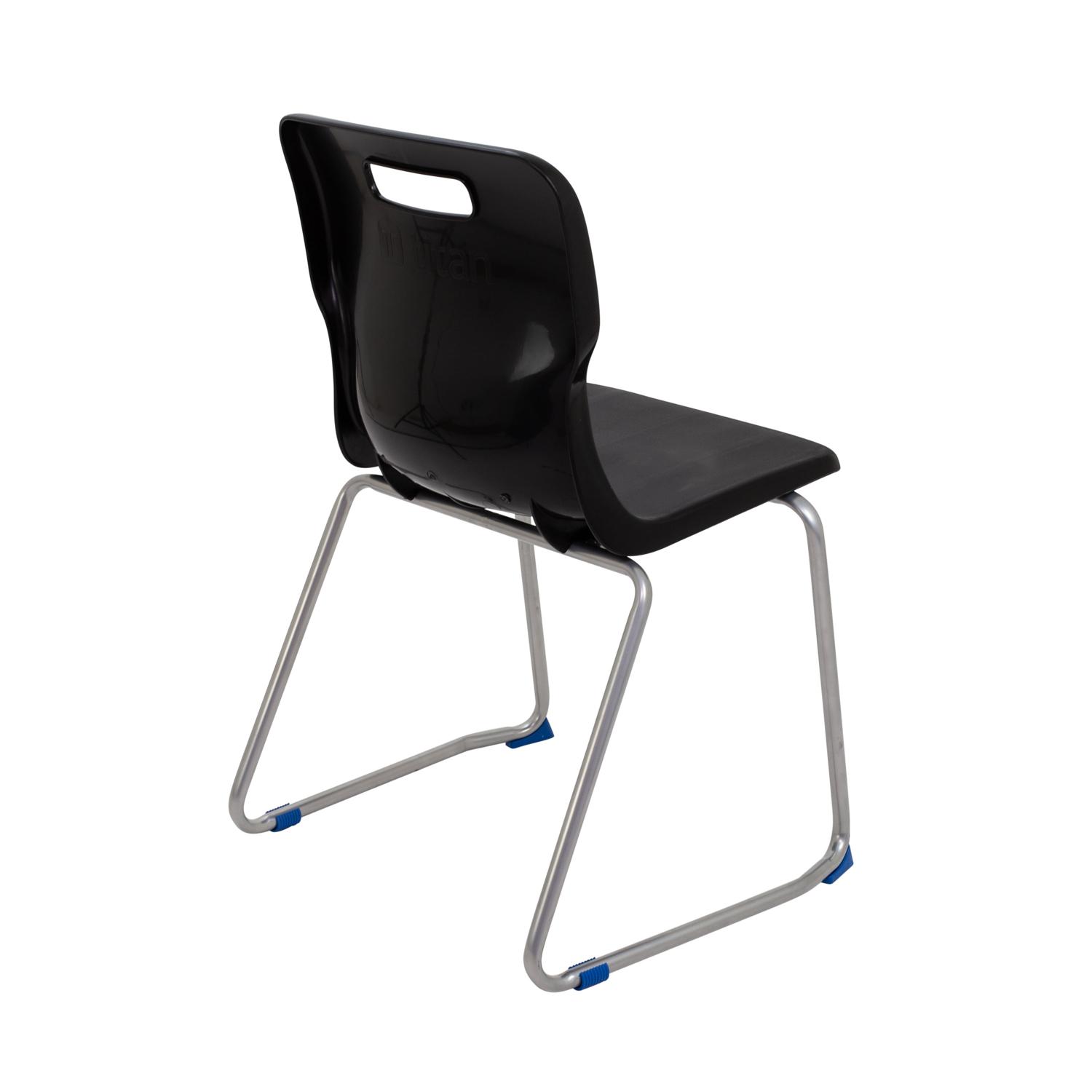 Titan Skid Base Chair Size 6 Black