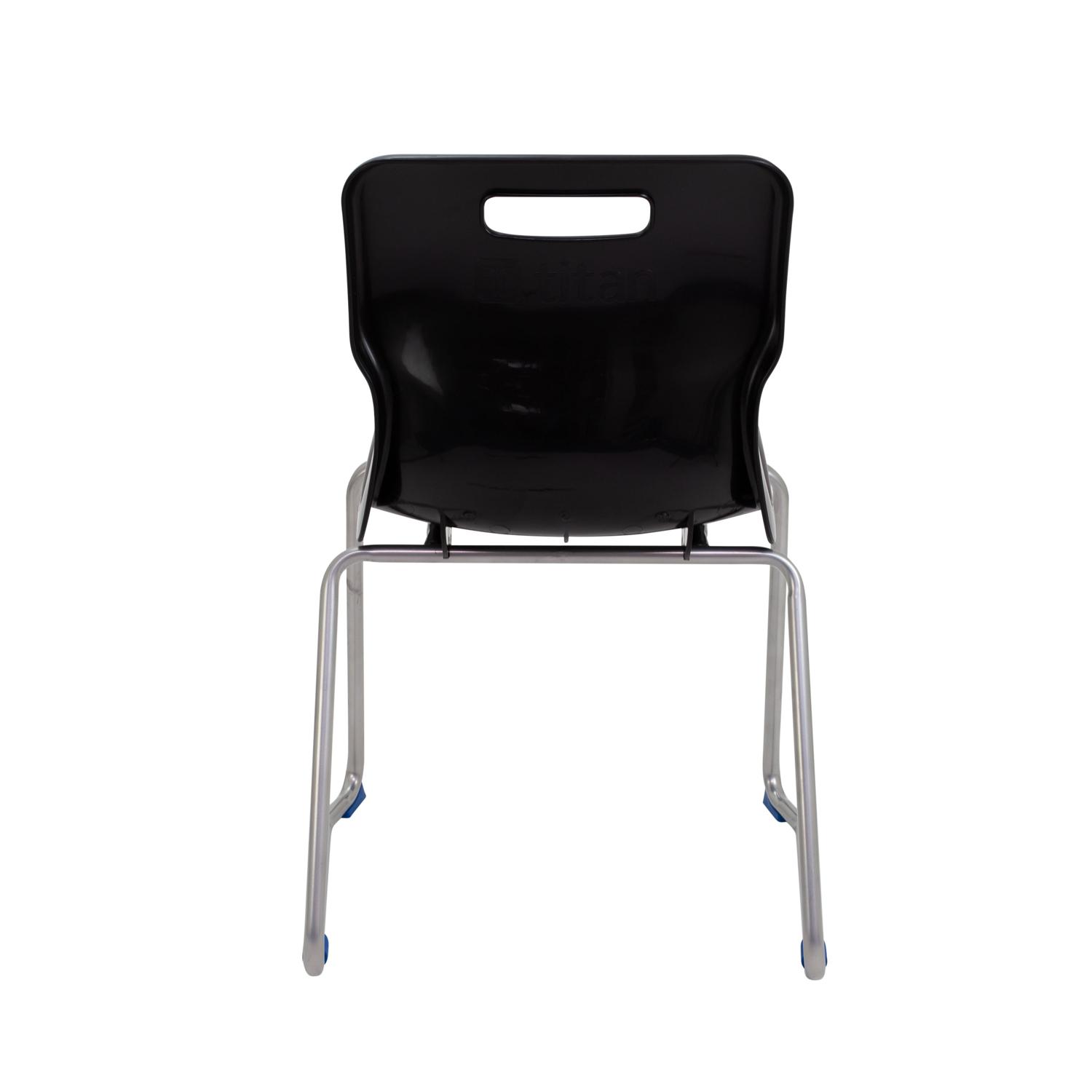 Titan Skid Base Chair Size 6 Black