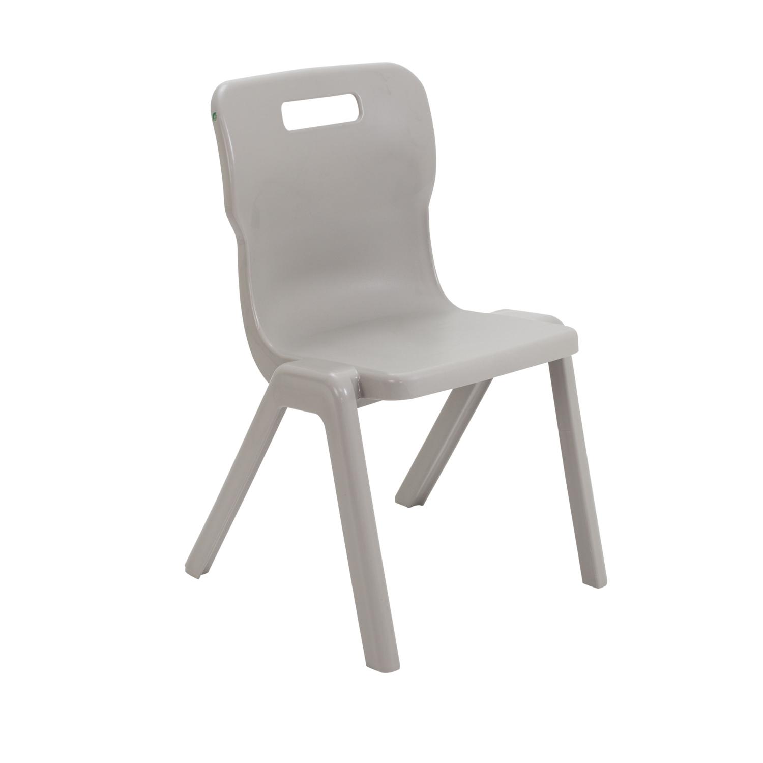 Titan One Piece Chair Size 5 Grey