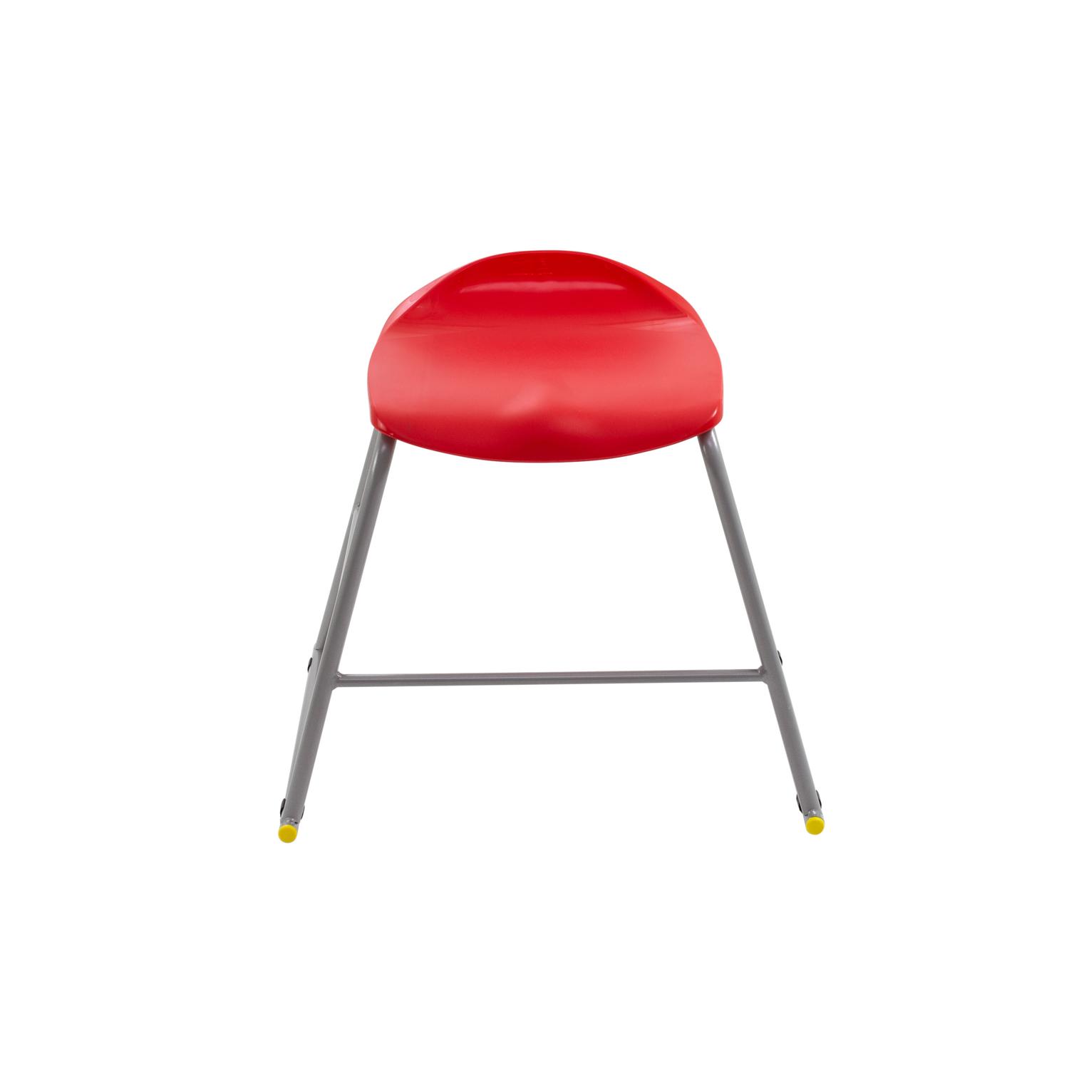 Titan Stool Size 3 Grey Frame Red