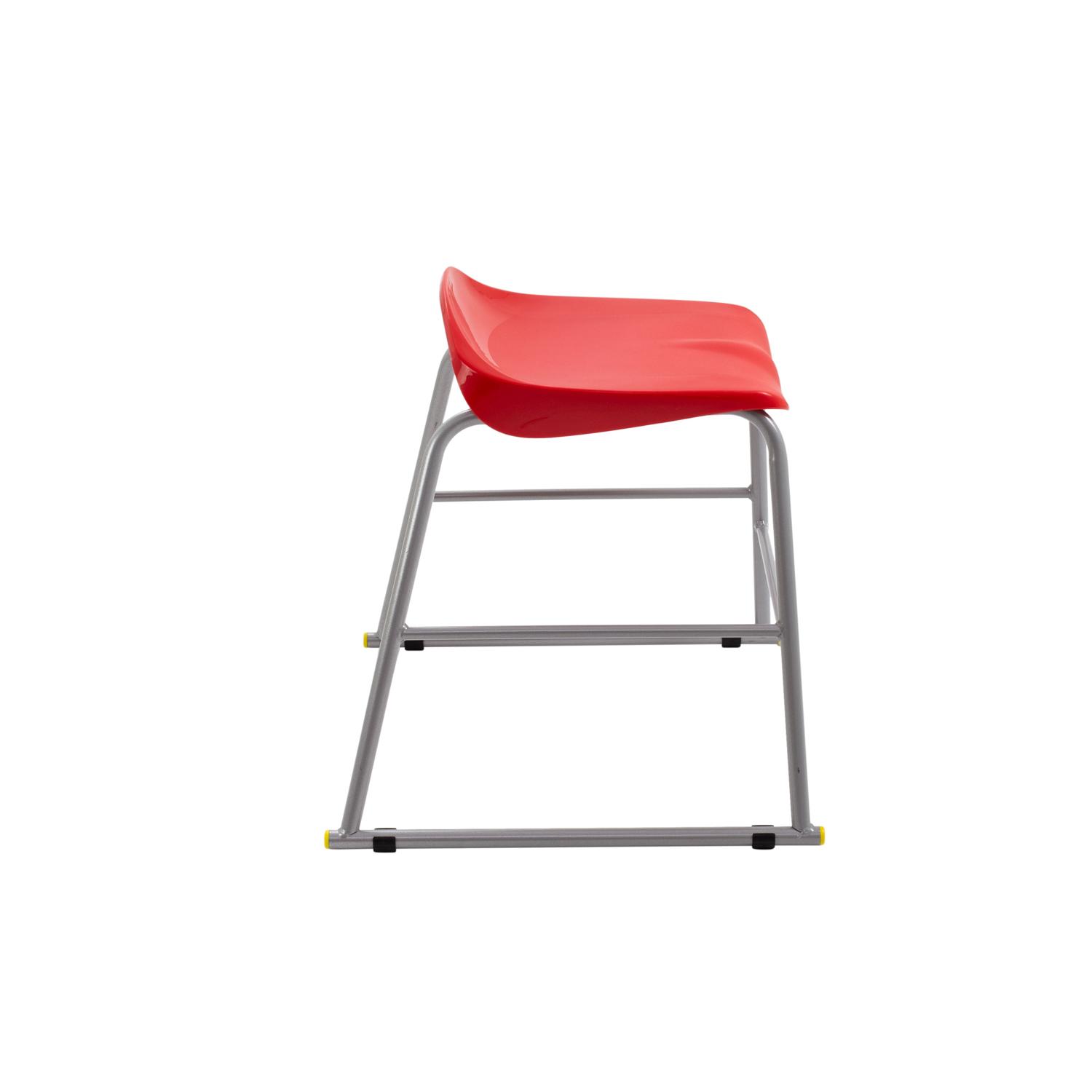 Titan Stool Size 3 Grey Frame Red