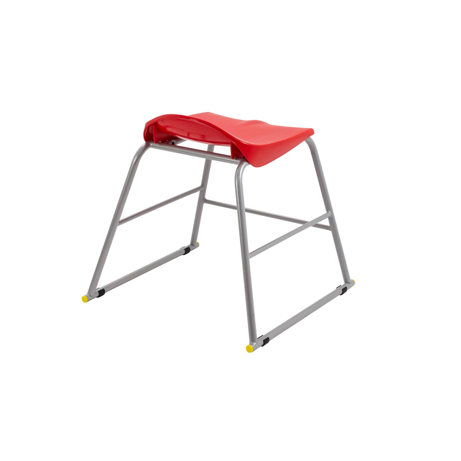 Titan Stool Size 3 Grey Frame Red