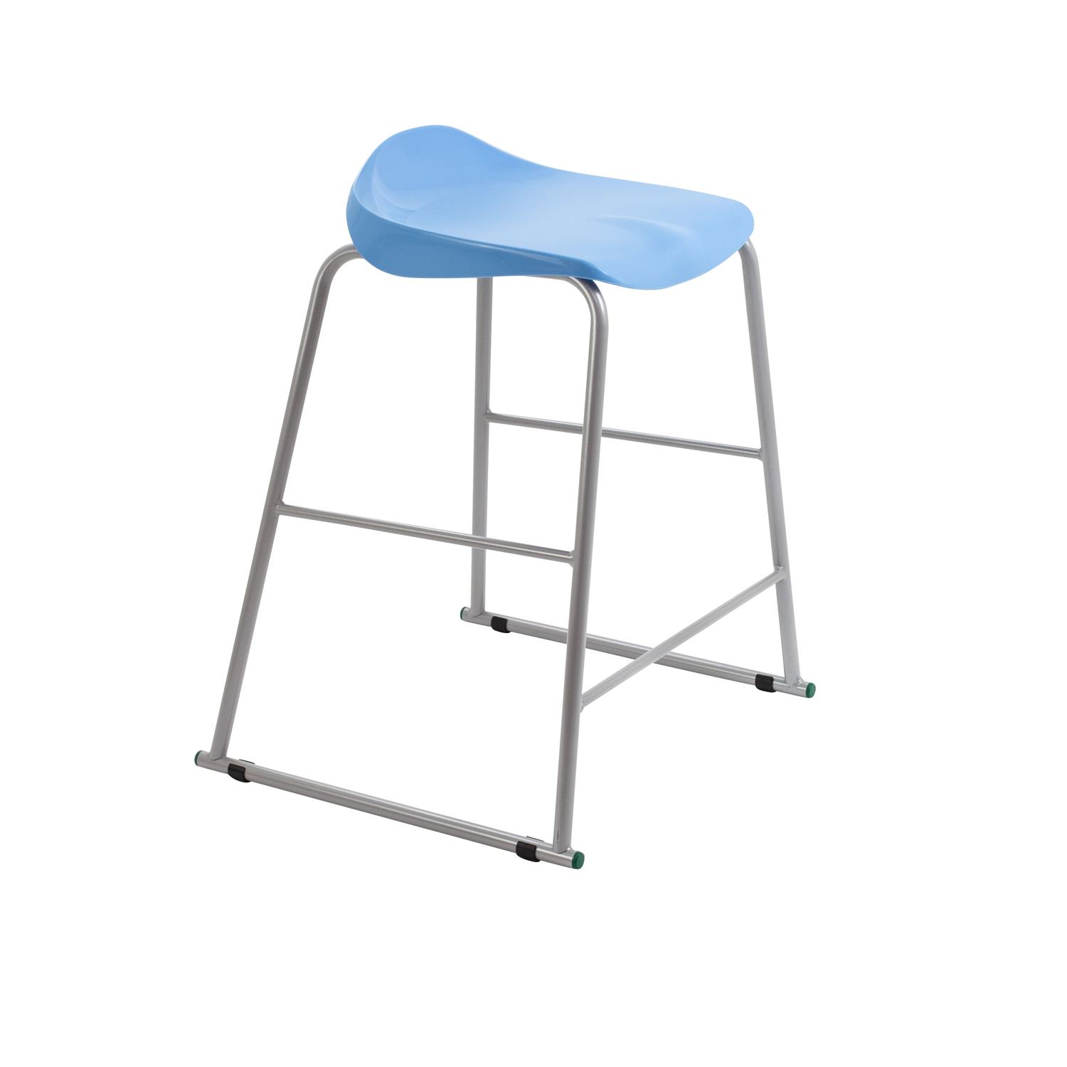 Titan Stool Size 5 Grey Frame Sky Blue