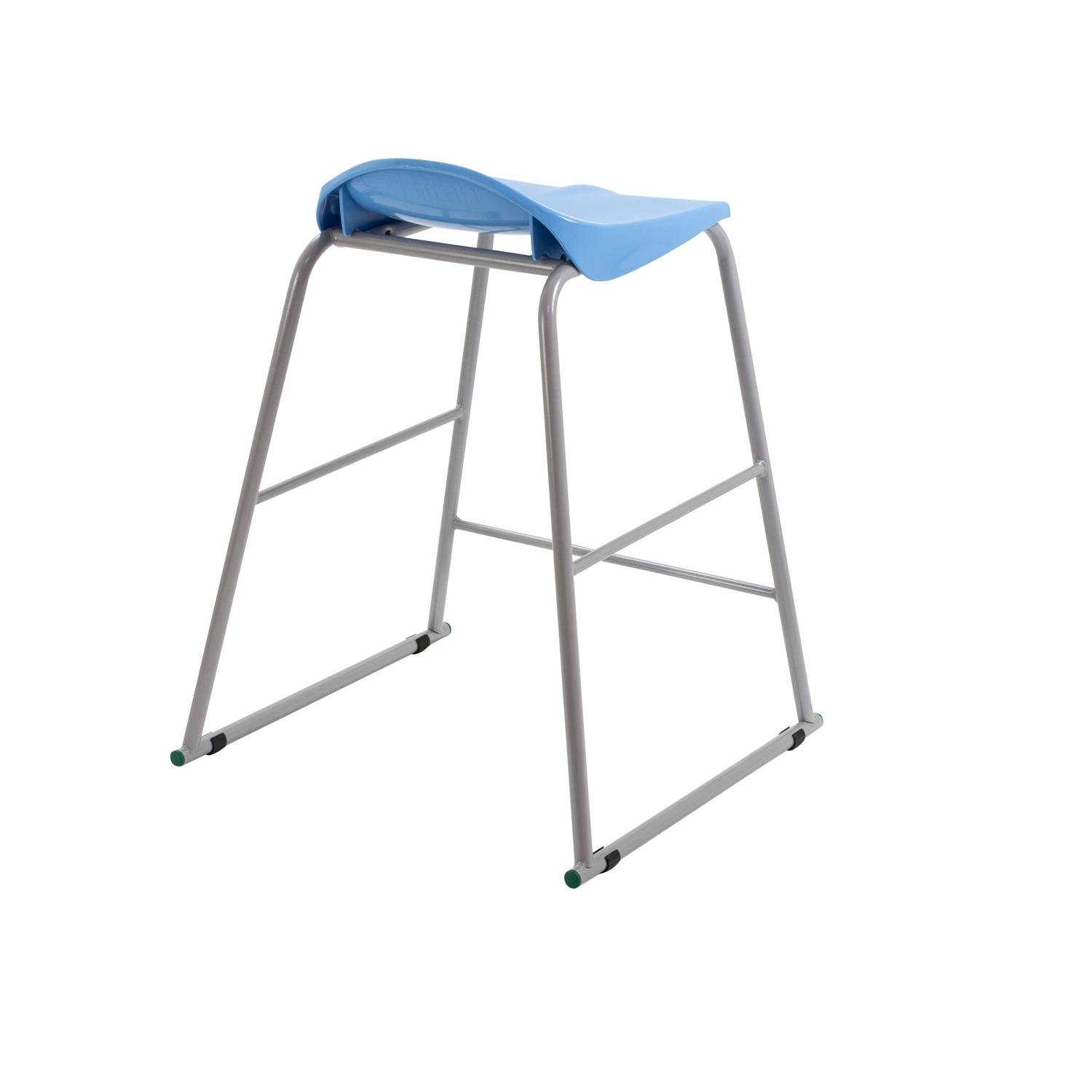 Titan Stool Size 5 Grey Frame Sky Blue