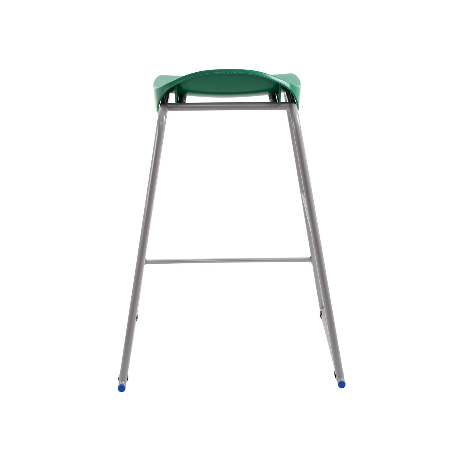 Titan Stool Size 6 Grey Frame Green