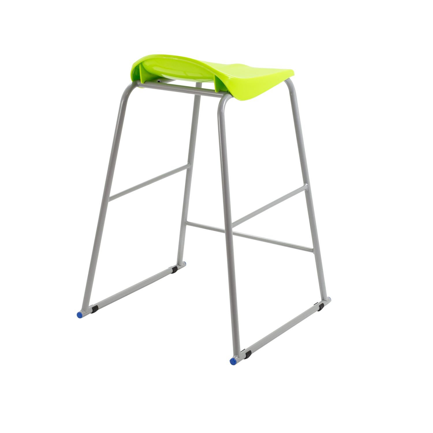 Titan Stool Size 6 Grey Frame Lime