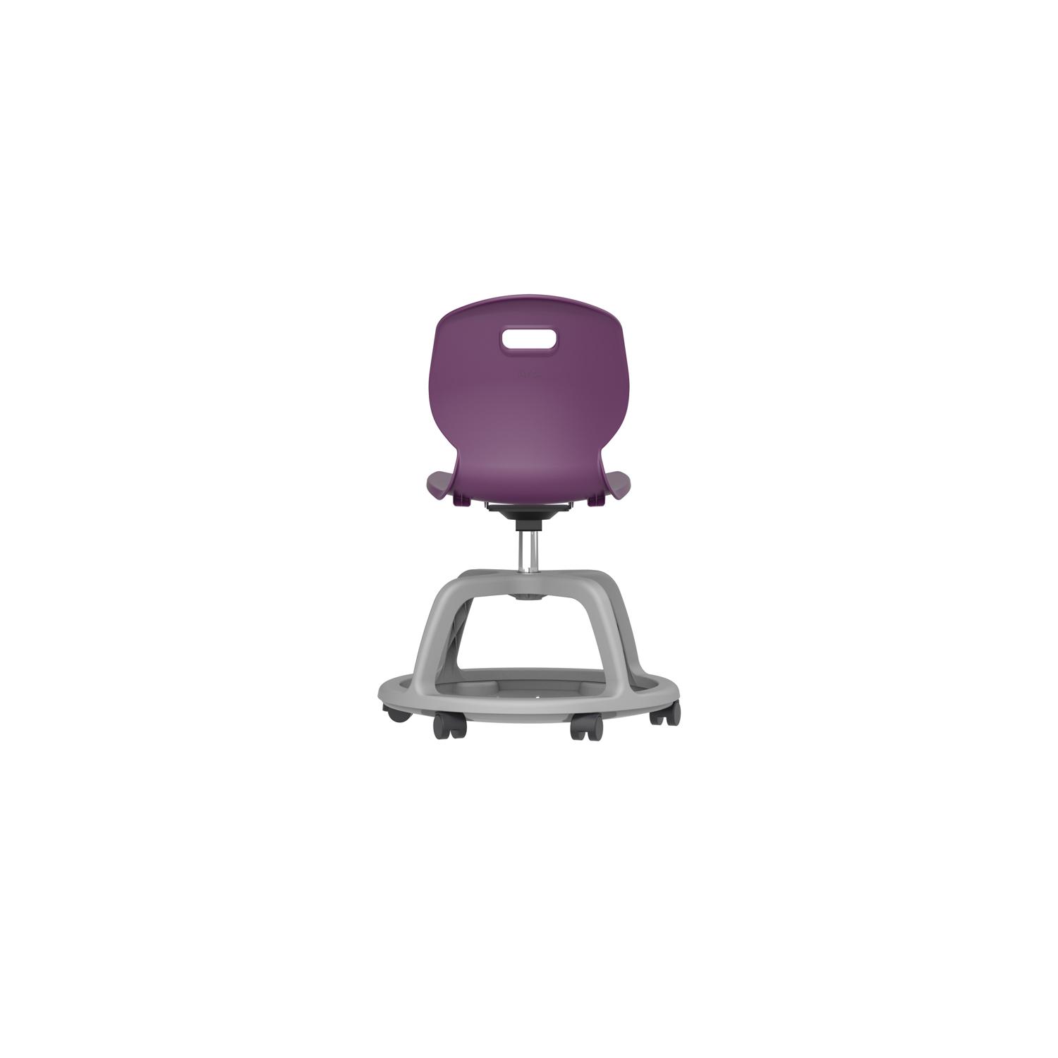 Titan Arc Community Swivel Chair Grape