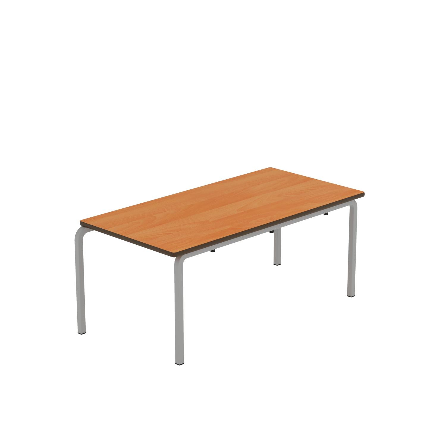 Titan Crush Bent Frame Table 1100x550x460 Beech/Grey