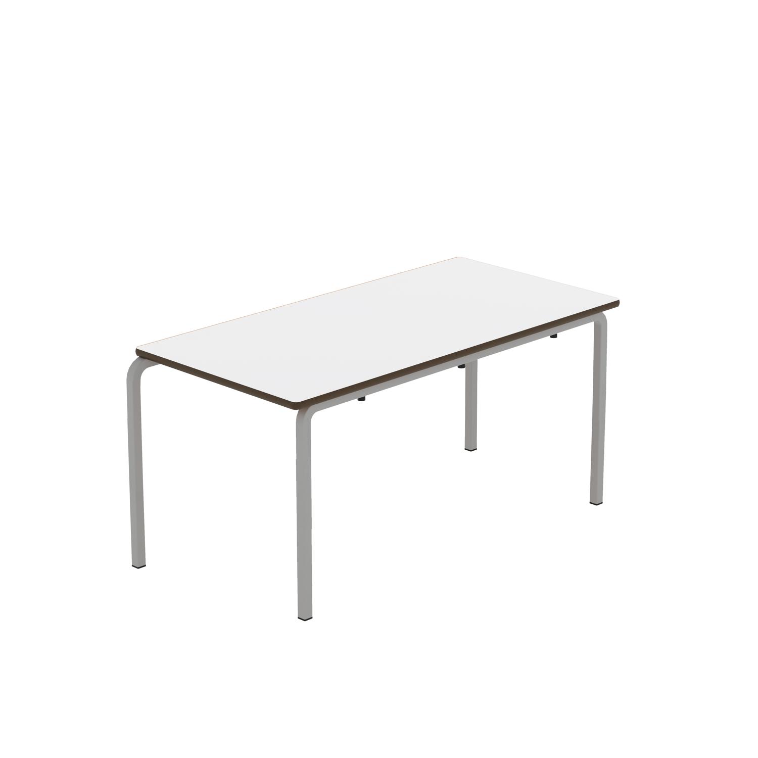 Titan Crush Bent Frame Table 1100x550x530 White/Grey