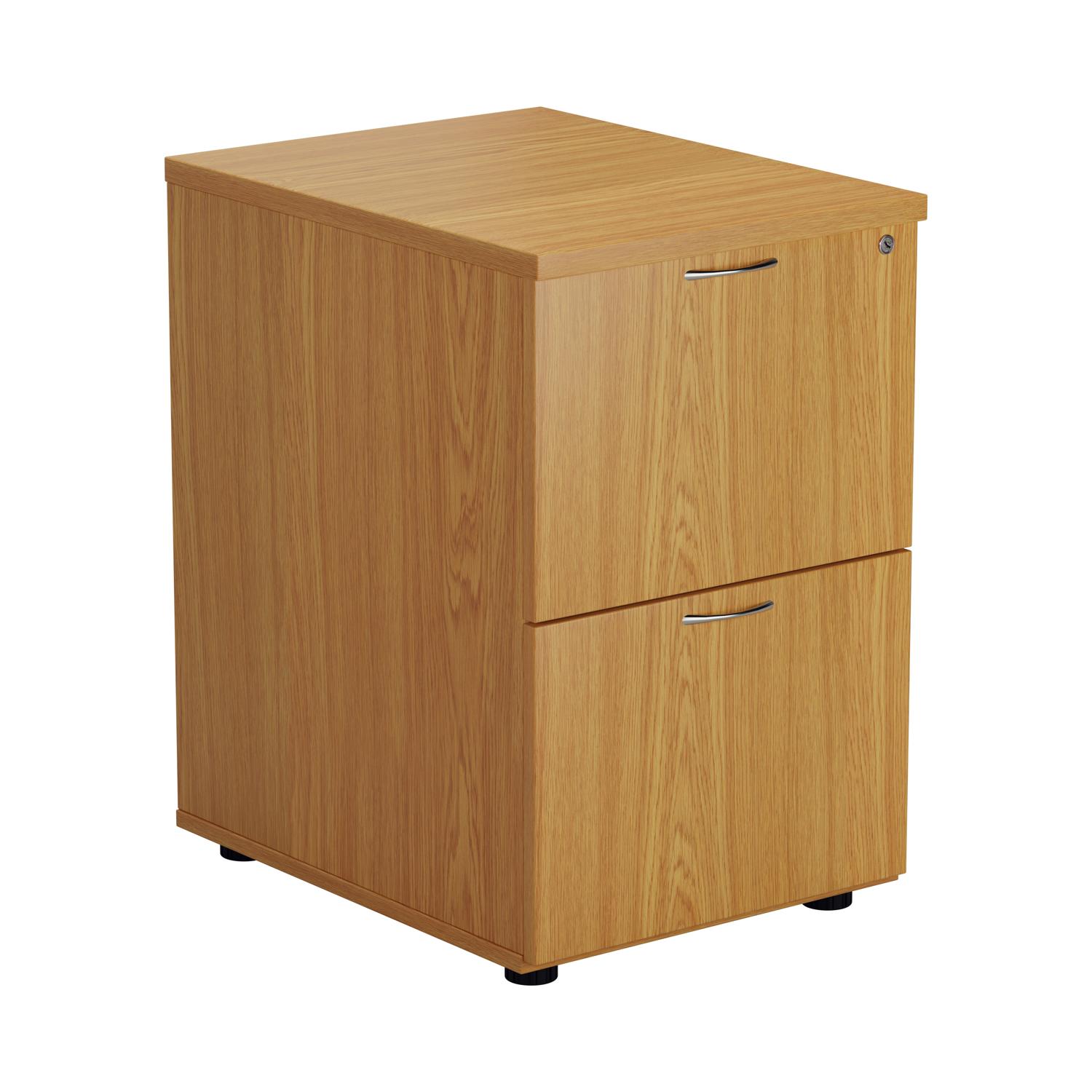 Essentials Filing Cabinet 2 Drawer (Nova Oak)