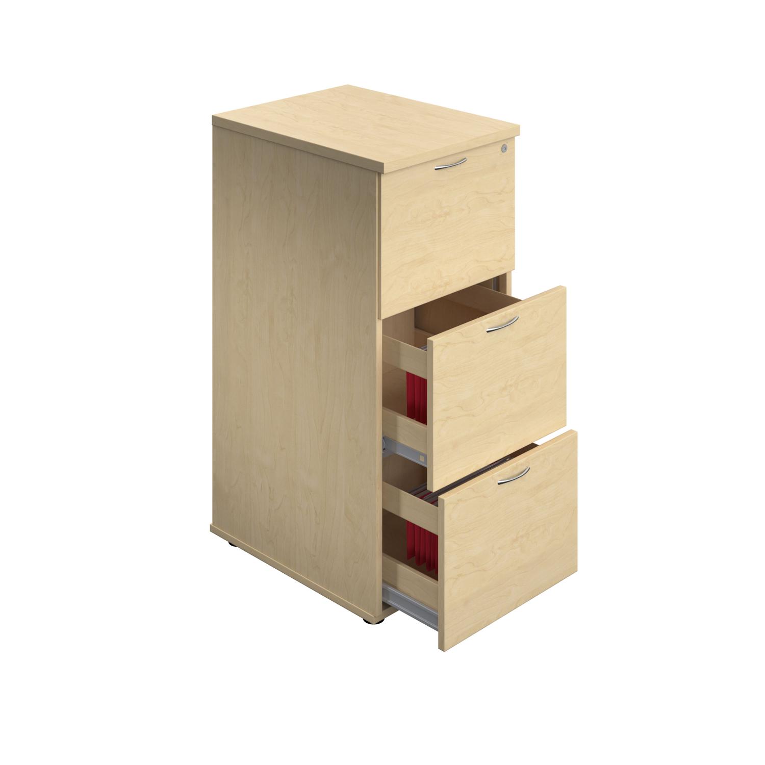 Essentials Filing Cabinet 3 Drawer (FSC) Maple TES3FCMA