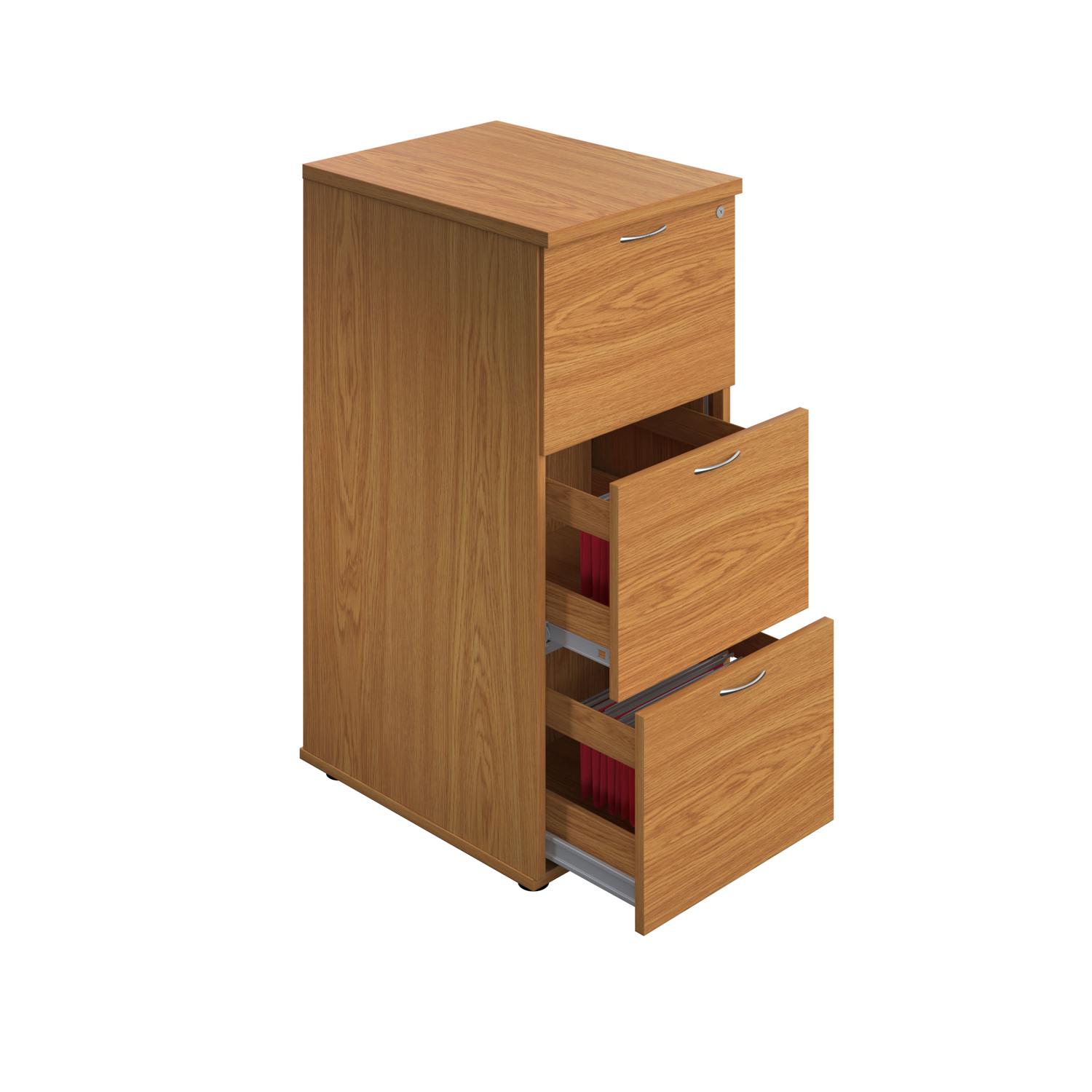 Essentials Filing Cabinet 3 Drawer  Nova Oak