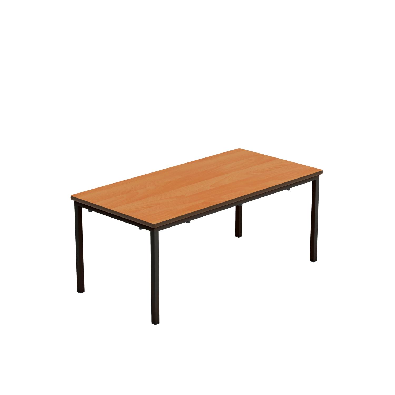 Titan Welded Frame Table 1100x550x460 Beech/Black Titan Welded Frame Table 1100x550x460 Beech/Black