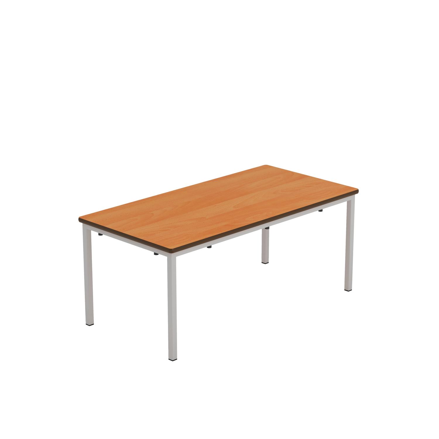 Titan Welded Frame Table 1100x550x460 Beech/Grey