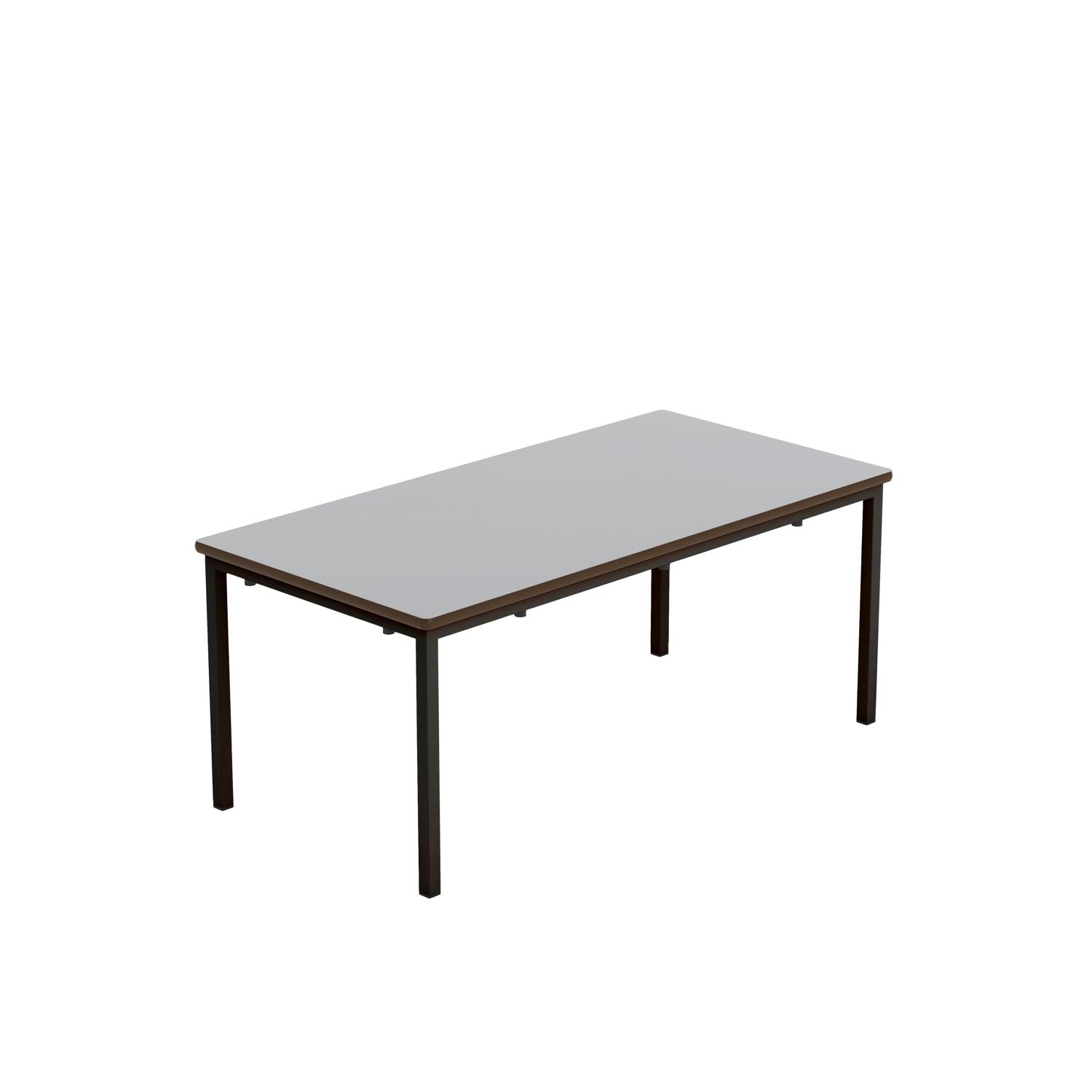 Titan Welded Frame Table 1100x550x460 Grey/Black