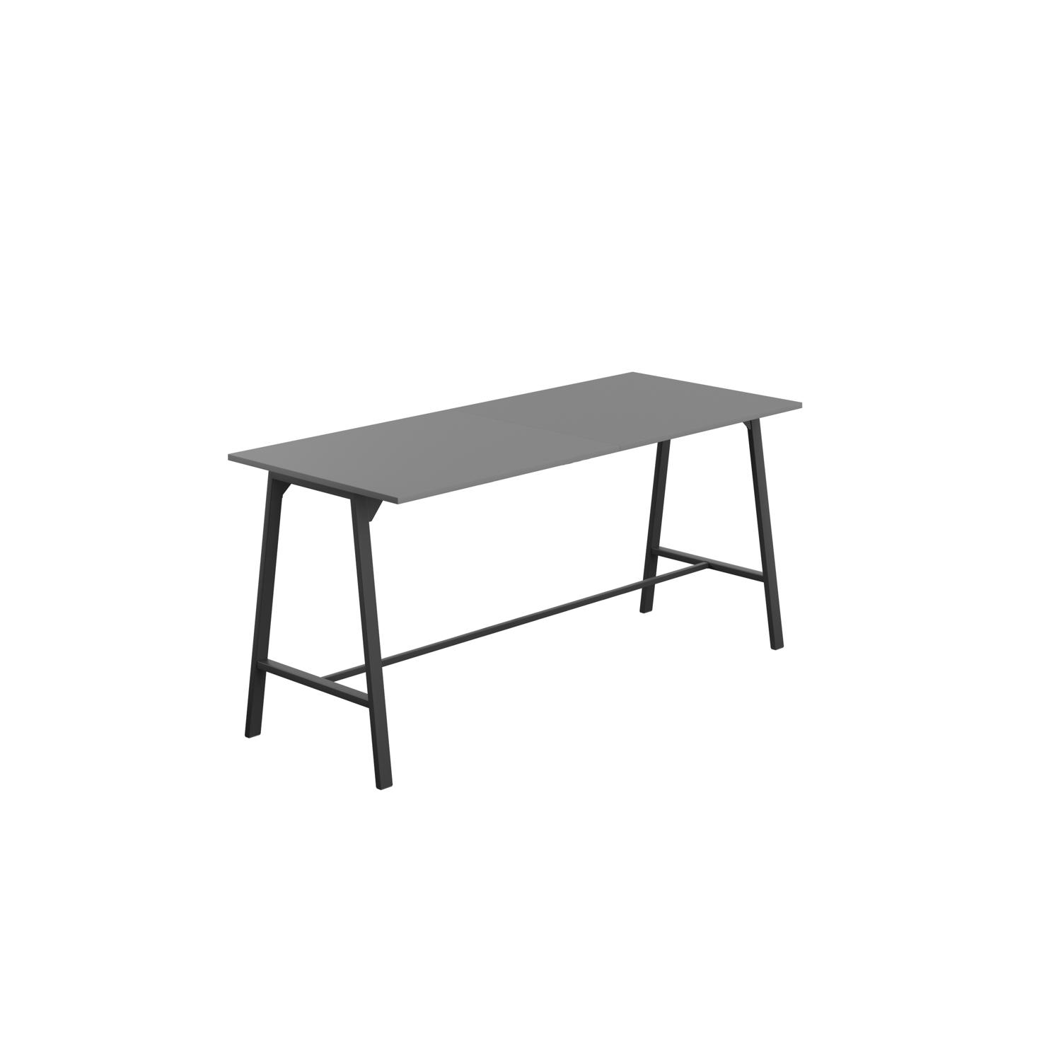 Titan High Maker Rectangular Table  1200 X 1000 Black/Anthracite