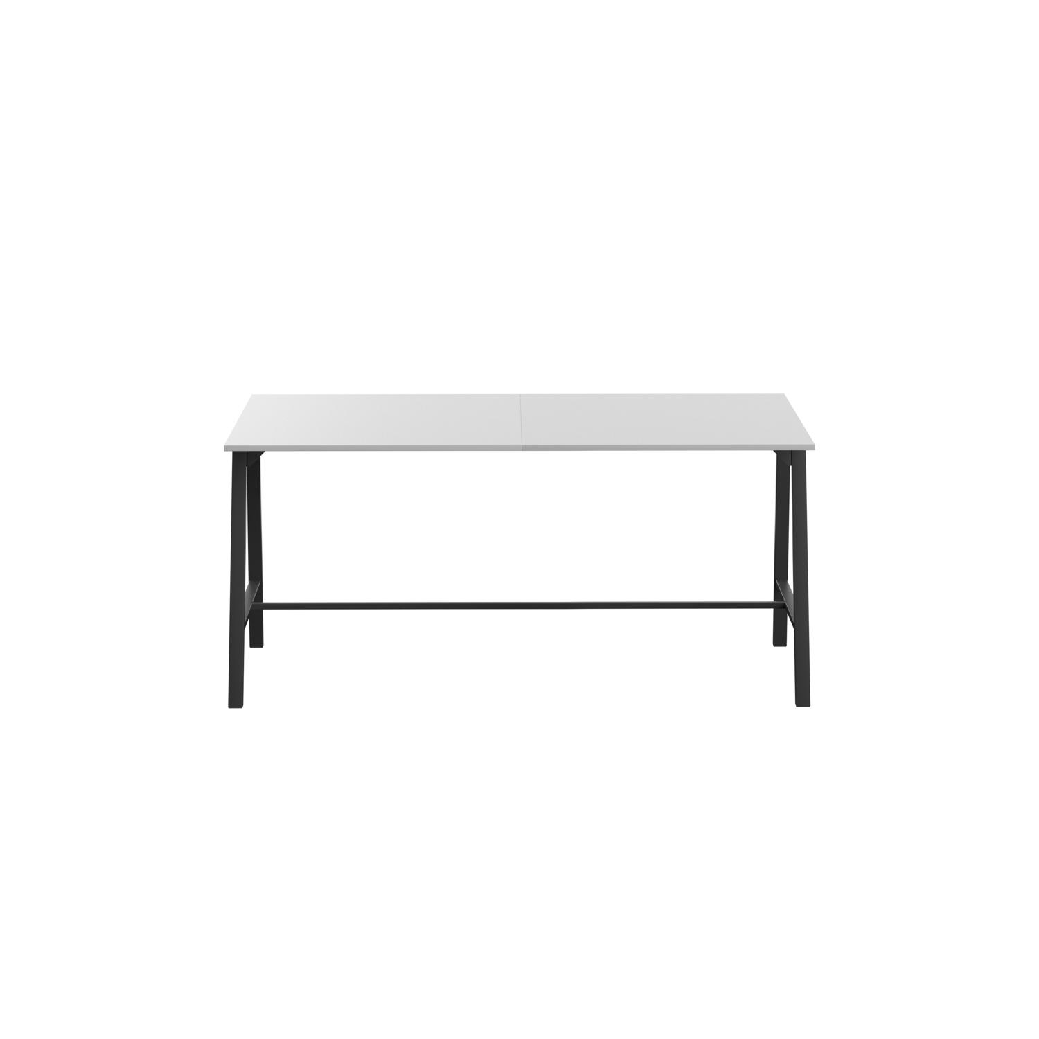 Titan High Maker Rectangular Table  1200 X 1000 Black/White