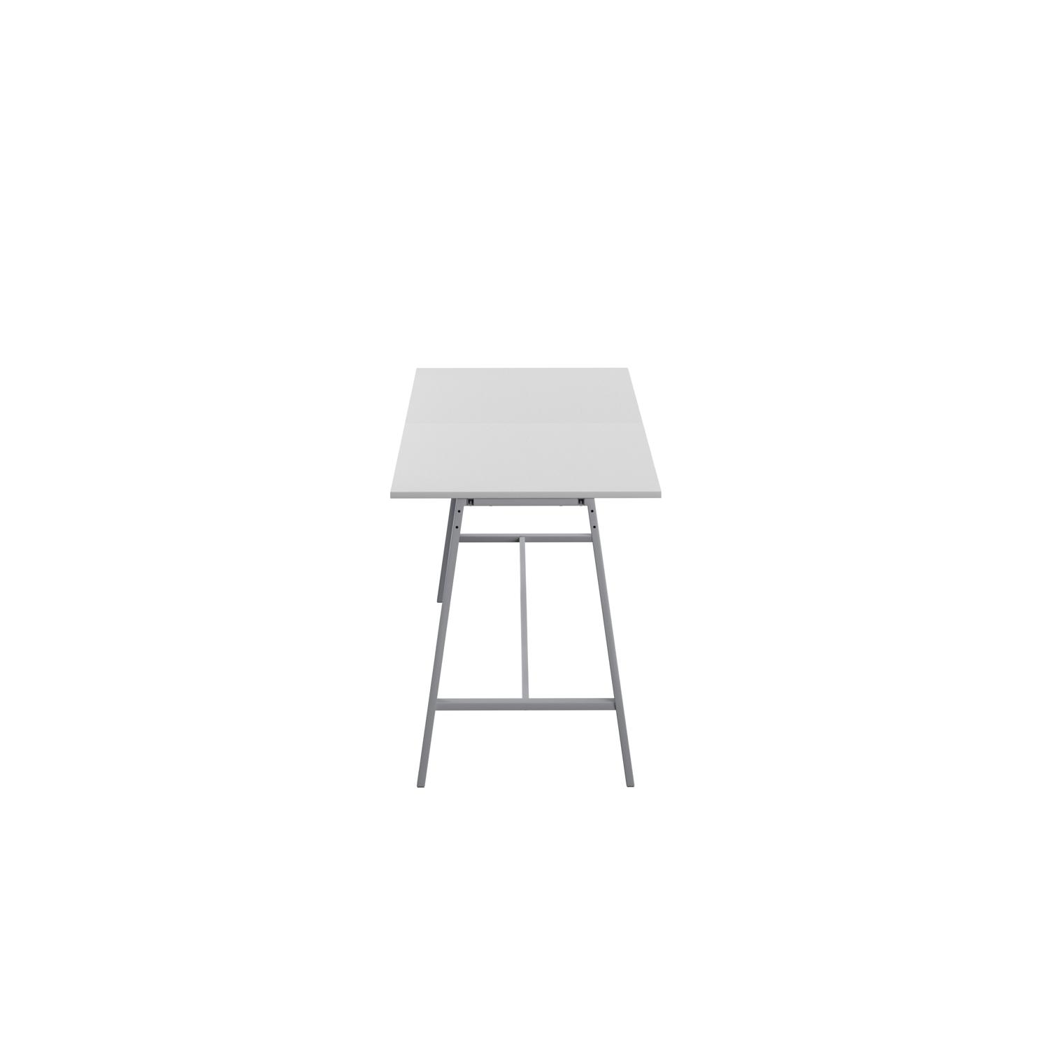 Titan High Maker Rectangular Table  1200 X 1000 Silver/White
