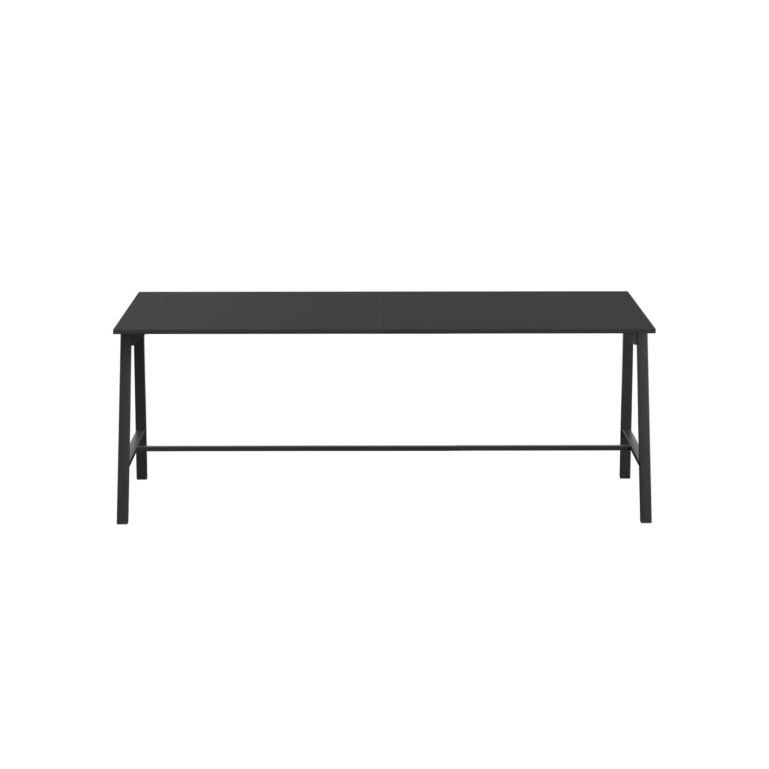 Titan High Maker Rectangular Table  1500 X 1000 Black/Black