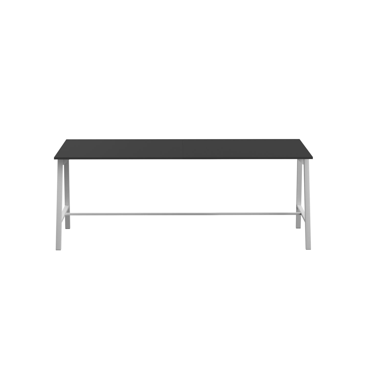 Titan High Maker Rectangular Table  1500 X 1000 White/Black