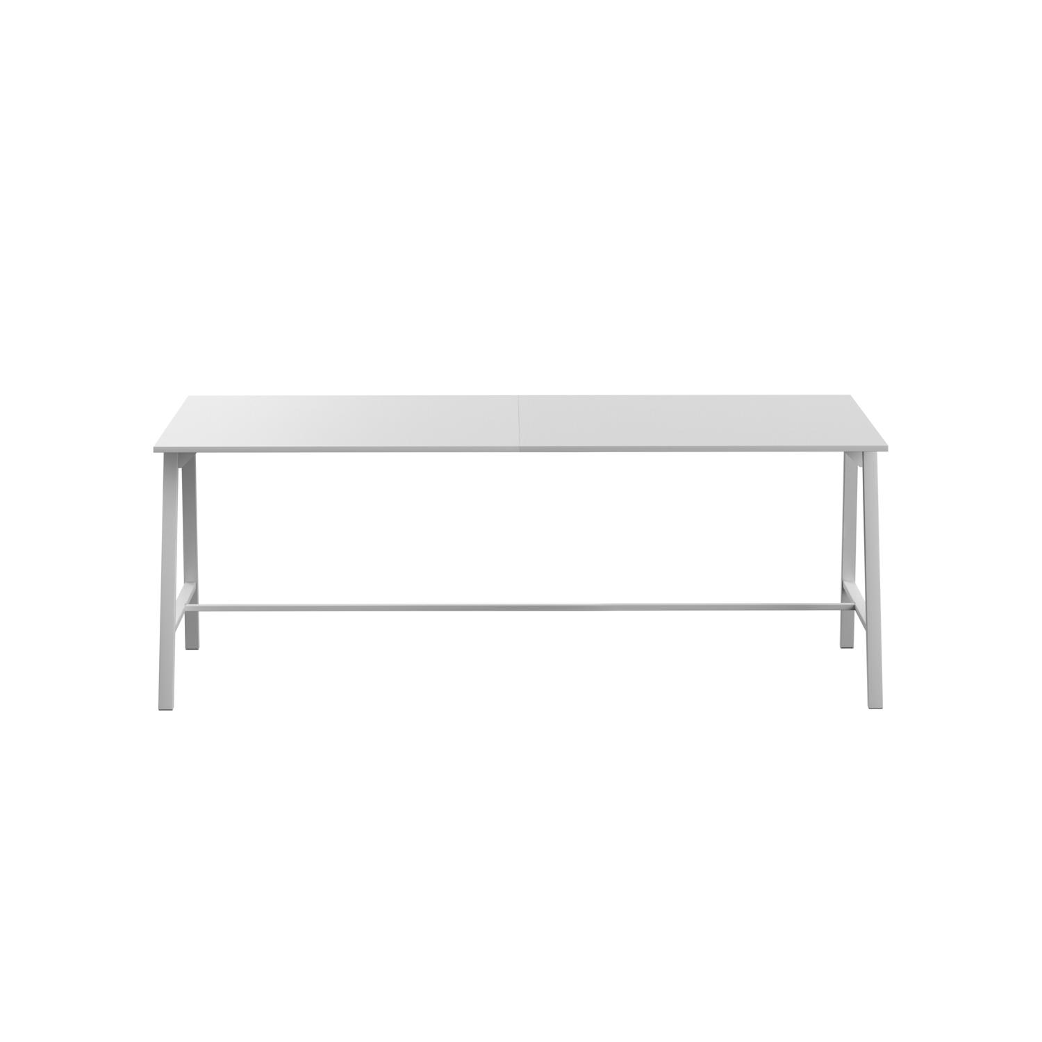 Titan High Maker Rectangular Table  1500 X 1000 White/White