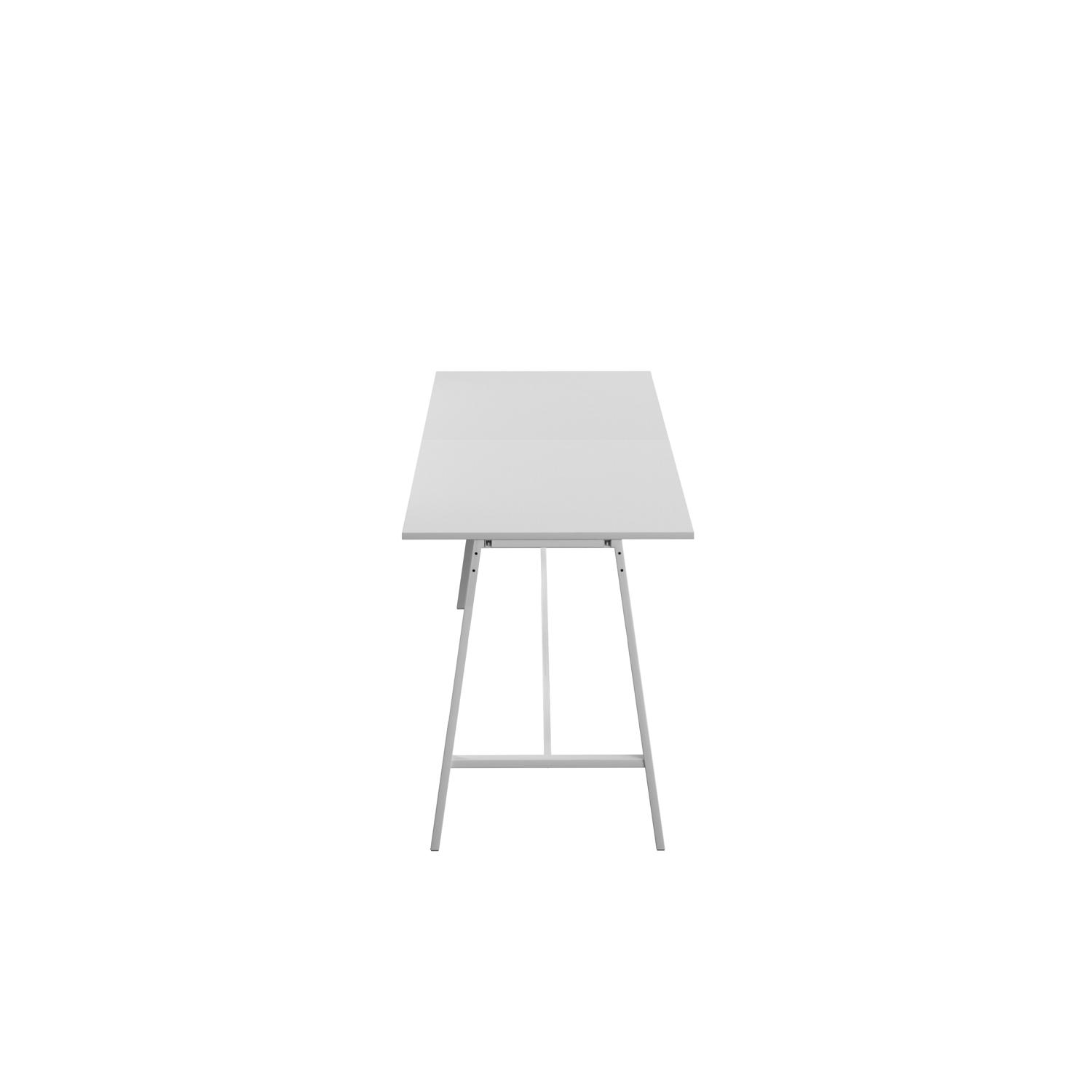 Titan High Maker Rectangular Table  1500 X 1000 White/White