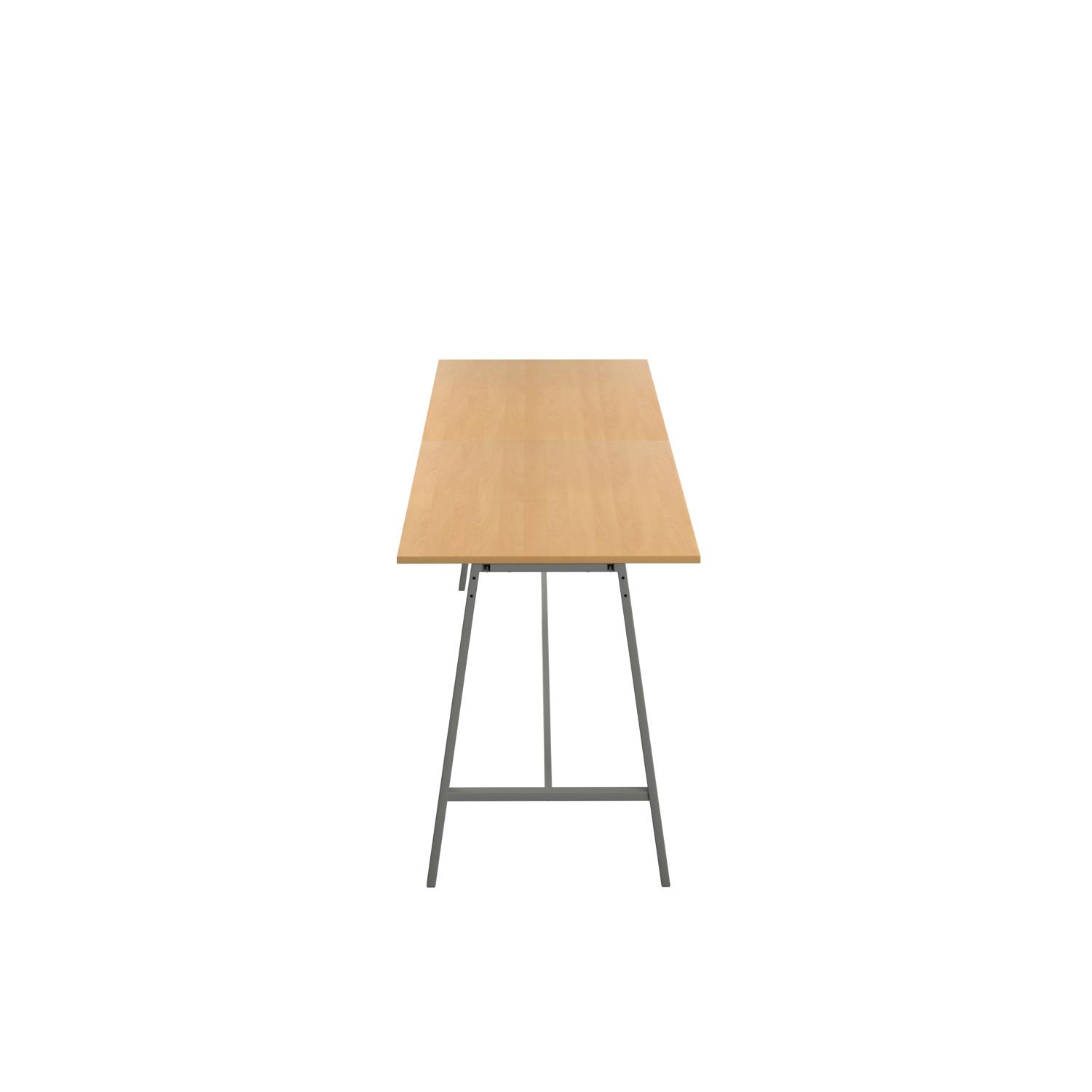 Titan High Maker Rectangular Table  1800 X 1000 Anthracite/Ellmau Beech
