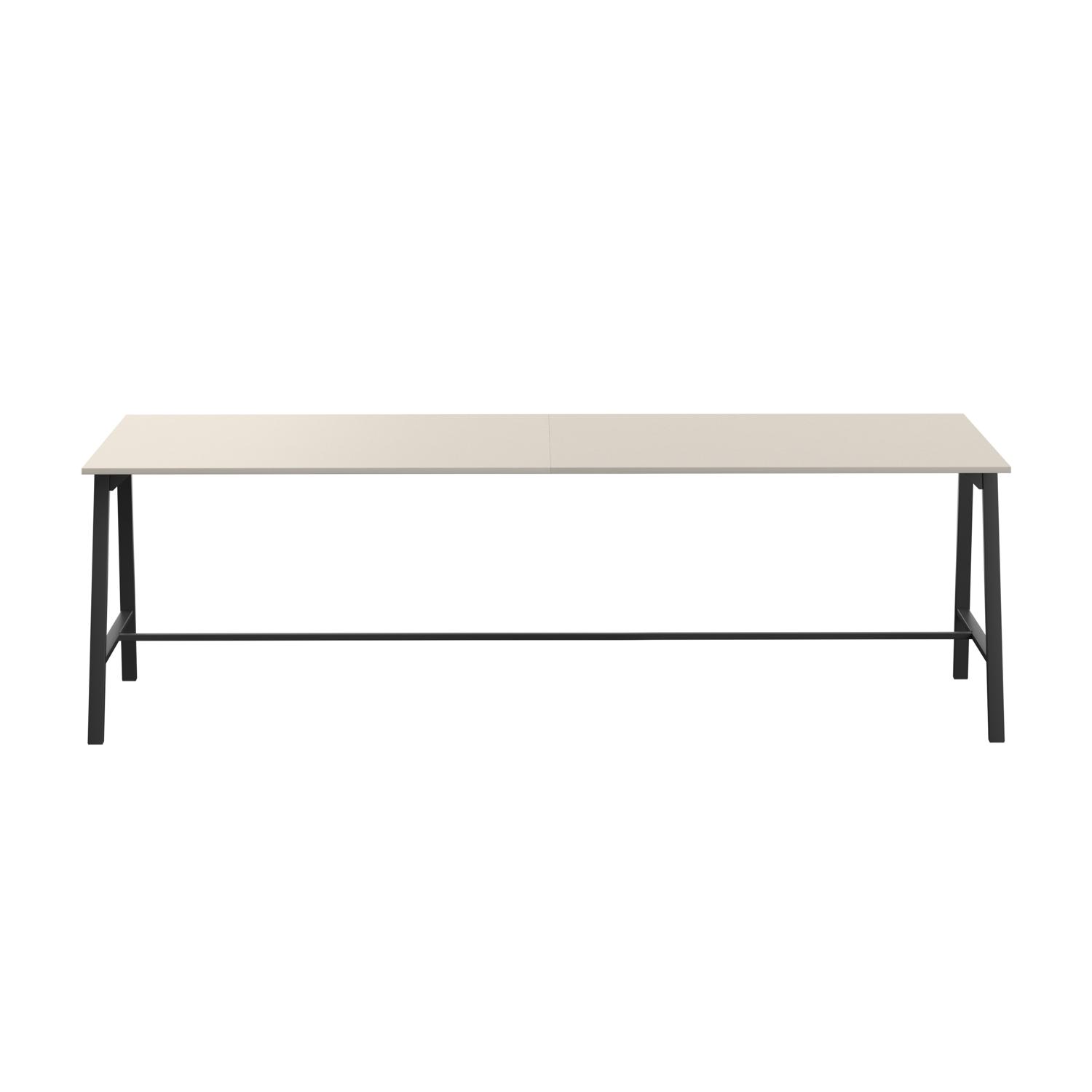 Titan High Maker Rectangular Table  1800 X 1000 Black/Grey