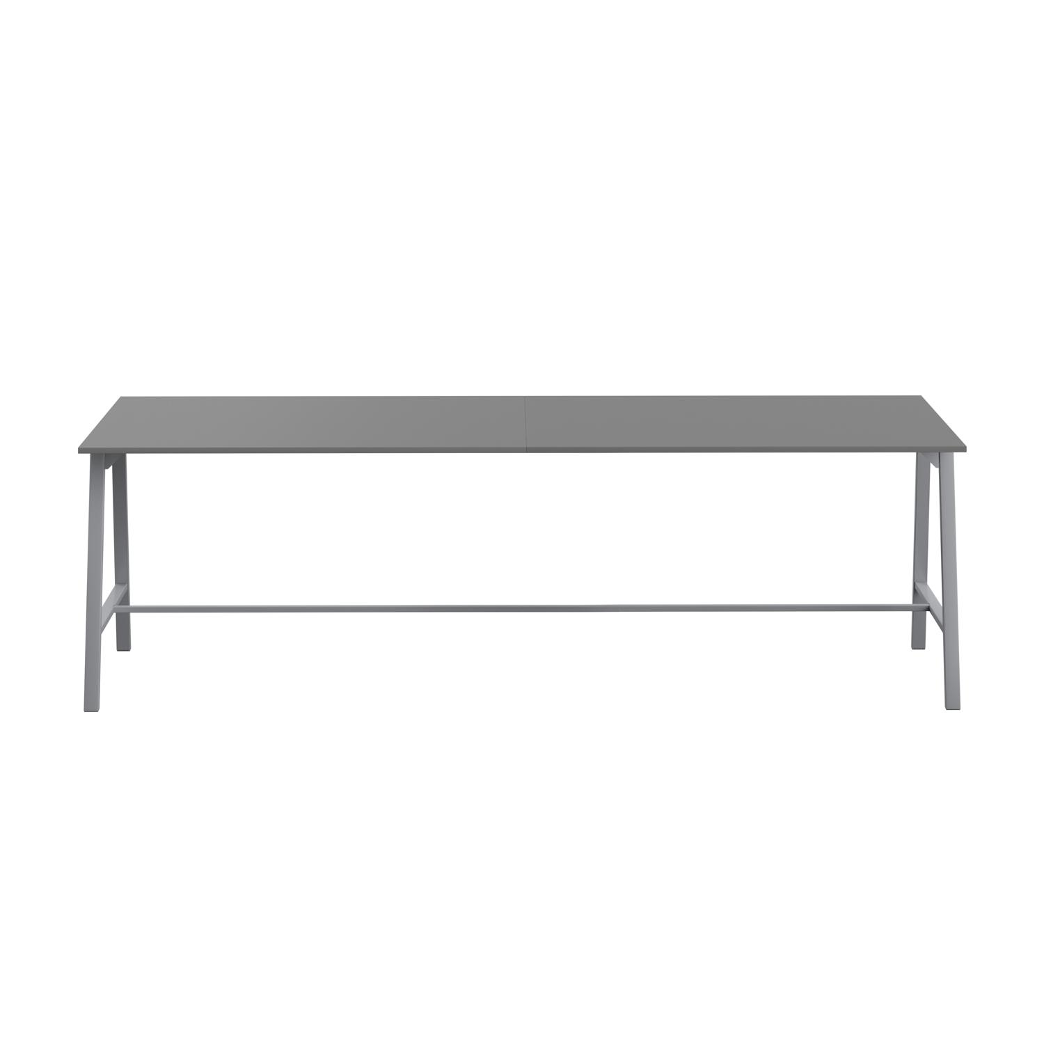 Titan High Maker Rectangular Table  1800 X 1000 Silver/Anthracite