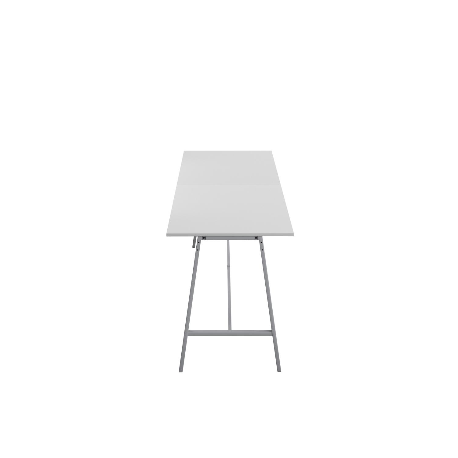 Titan High Maker Rectangular Table  1800 X 1000 Silver/White