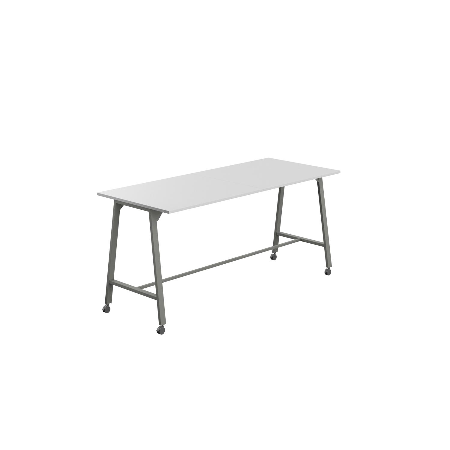 Titan Mobile High Maker Rectangular Table  1200 X 1000 Anthracite/White