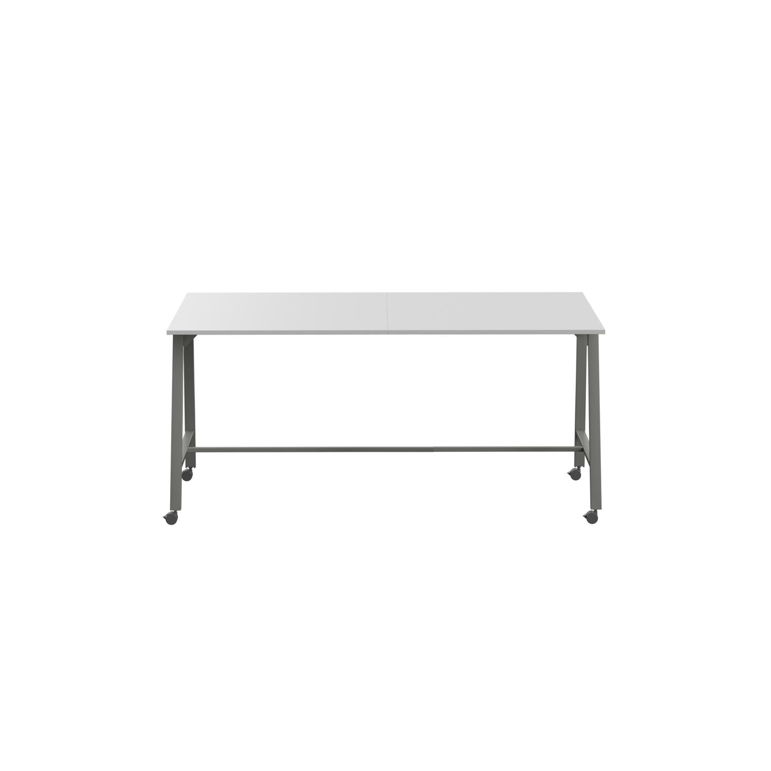 Titan Mobile High Maker Rectangular Table  1200 X 1000 Anthracite/White