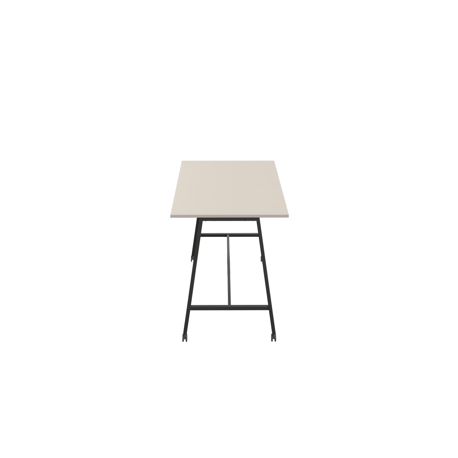 Titan Mobile High Maker Rectangular Table  1200 X 1000 Black/Grey