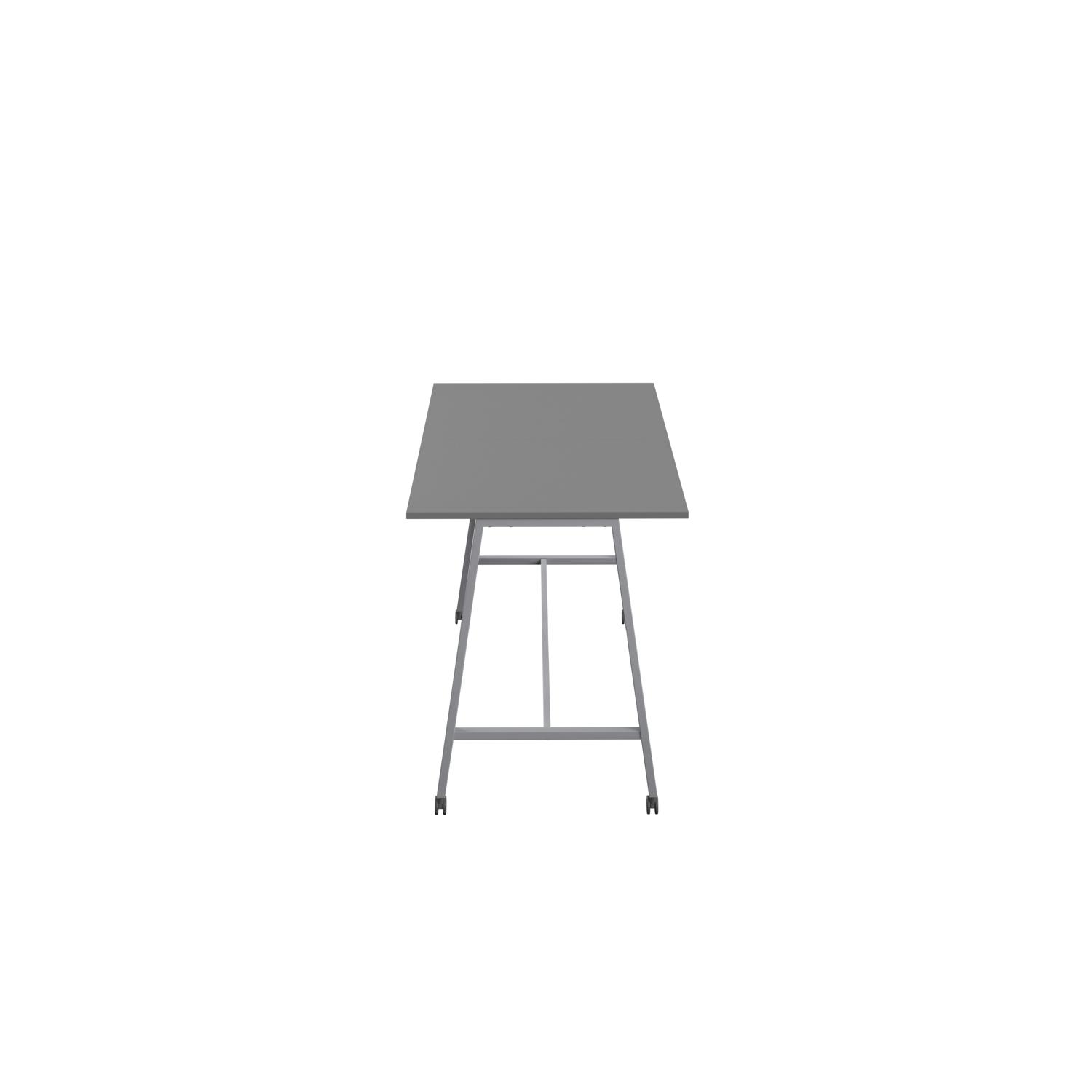 Titan Mobile High Maker Rectangular Table  1200 X 1000 Silver/Anthracite