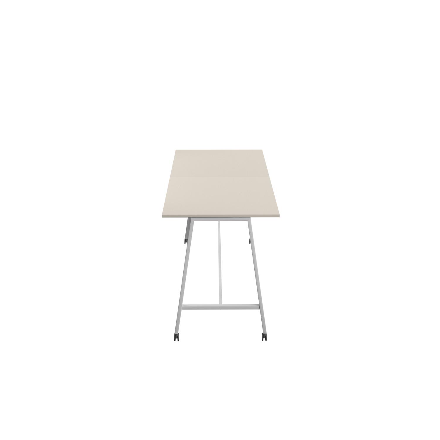 Titan Mobile High Maker Rectangular Table  1500 X 1000 White/Grey