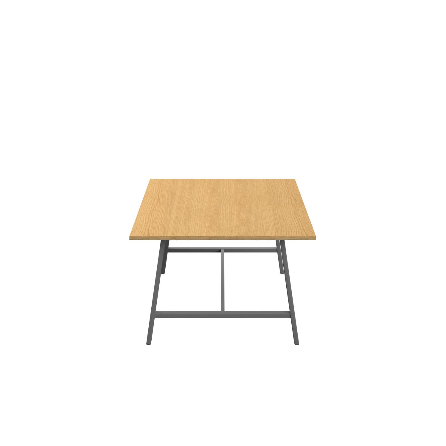 Titan Low Maker Rectangular Table  1800 X 1000 Anthracite/Sorano Oak