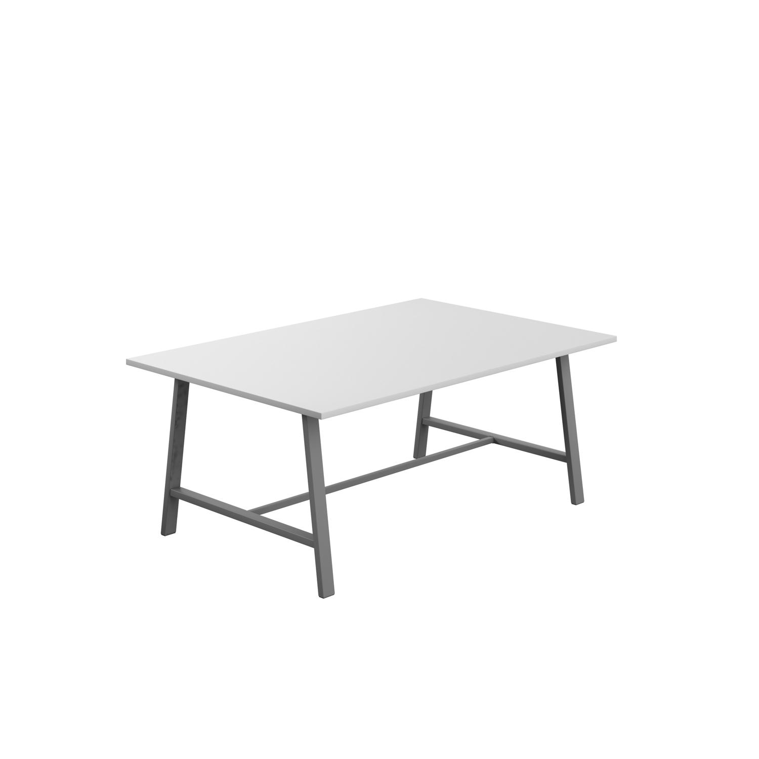 Titan Low Maker Rectangular Table  1800 X 1000 Anthracite/White