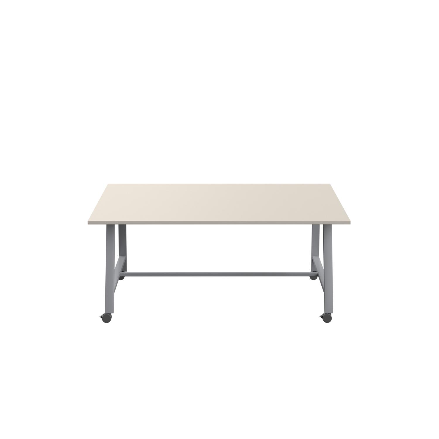 Titan Mobile Low Maker Rectangular Table  1800 X 1000 Silver/Grey