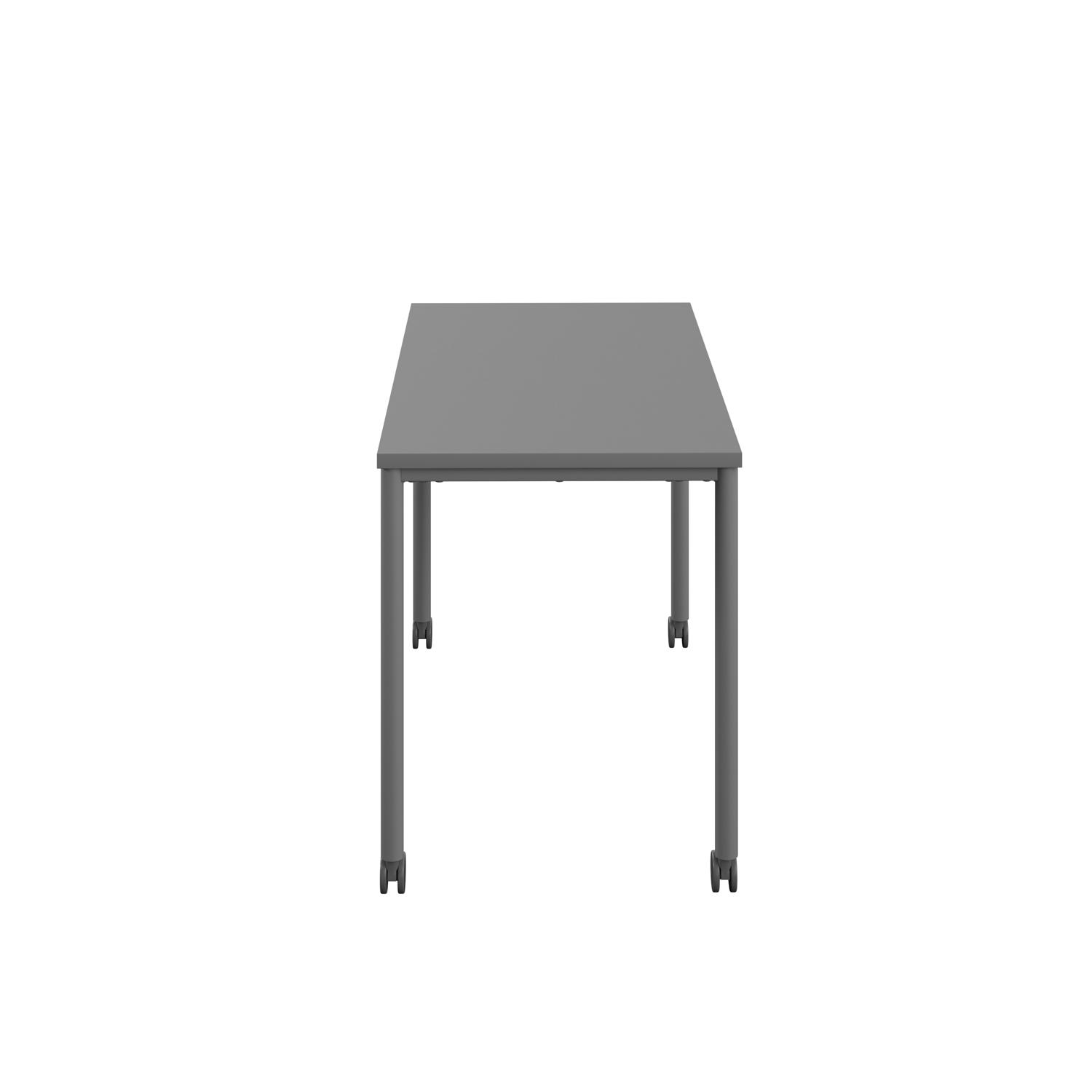 Titan Mobile Rectangular Table 1200 X 600 Anthracite/Anthracite Titan Mobile Rectangular Table 1200 X 600 Anthracite/Anthracite