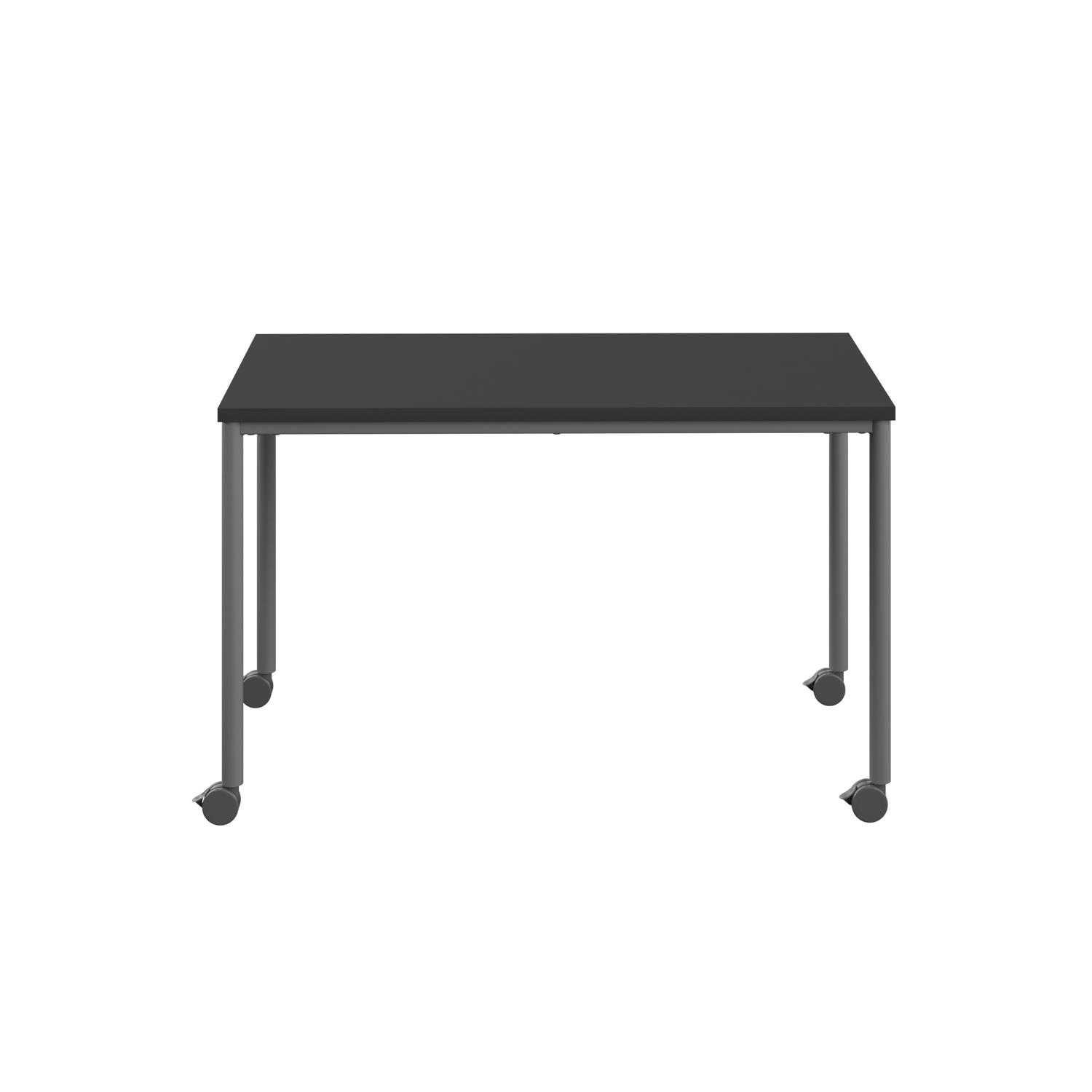 Titan Mobile Rectangular Table  1200 X 600 Anthracite/Black