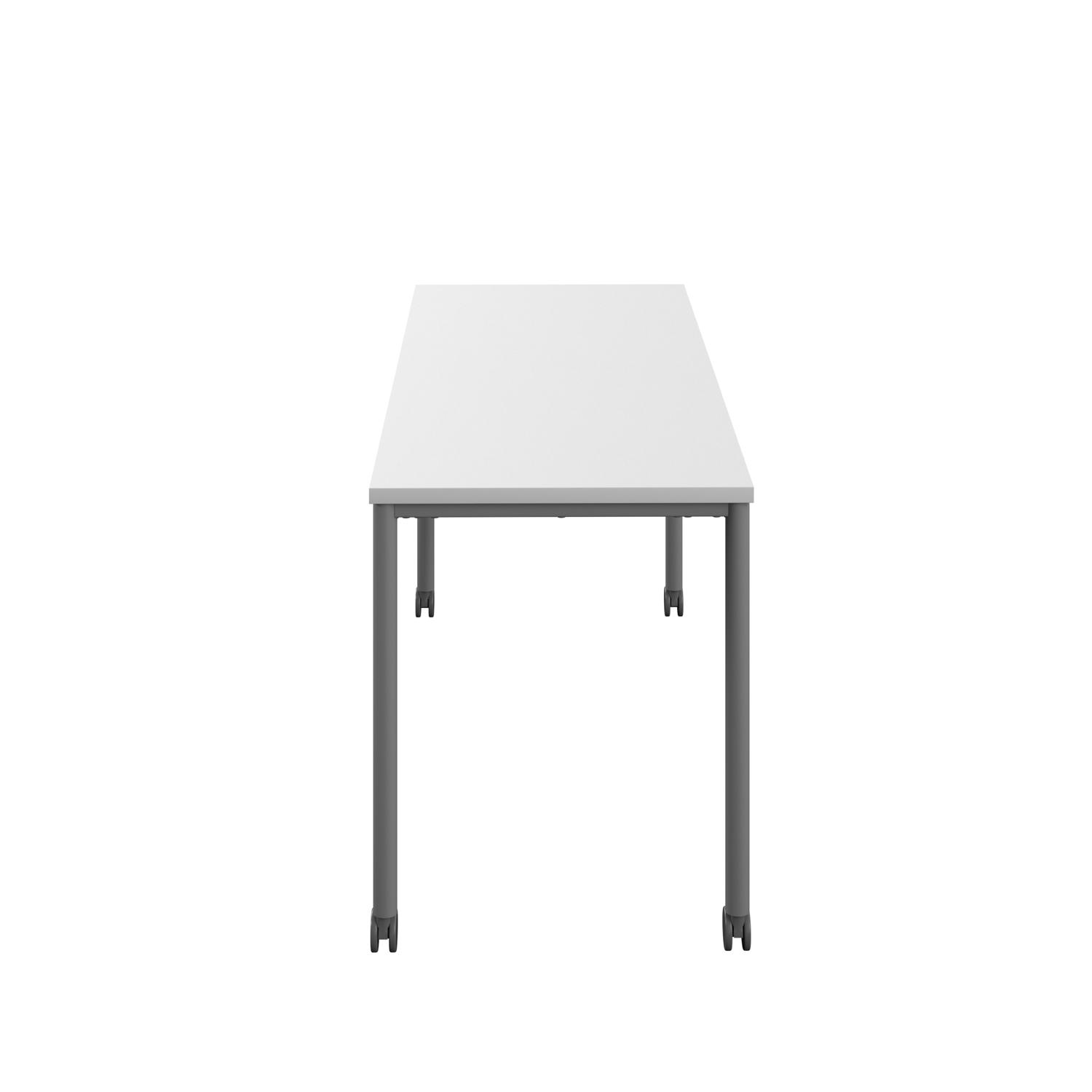 Titan Mobile Rectangular Table  1200 X 800 Anthracite/White
