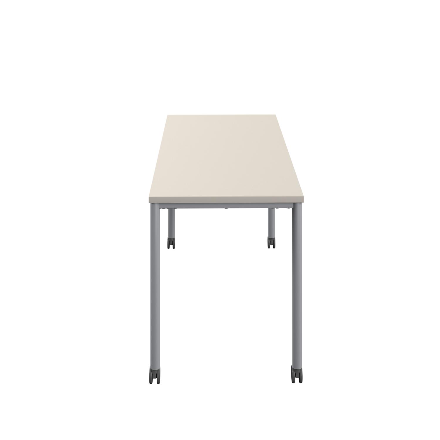 Titan Mobile Rectangular Table  1200 X 800 Silver/Grey