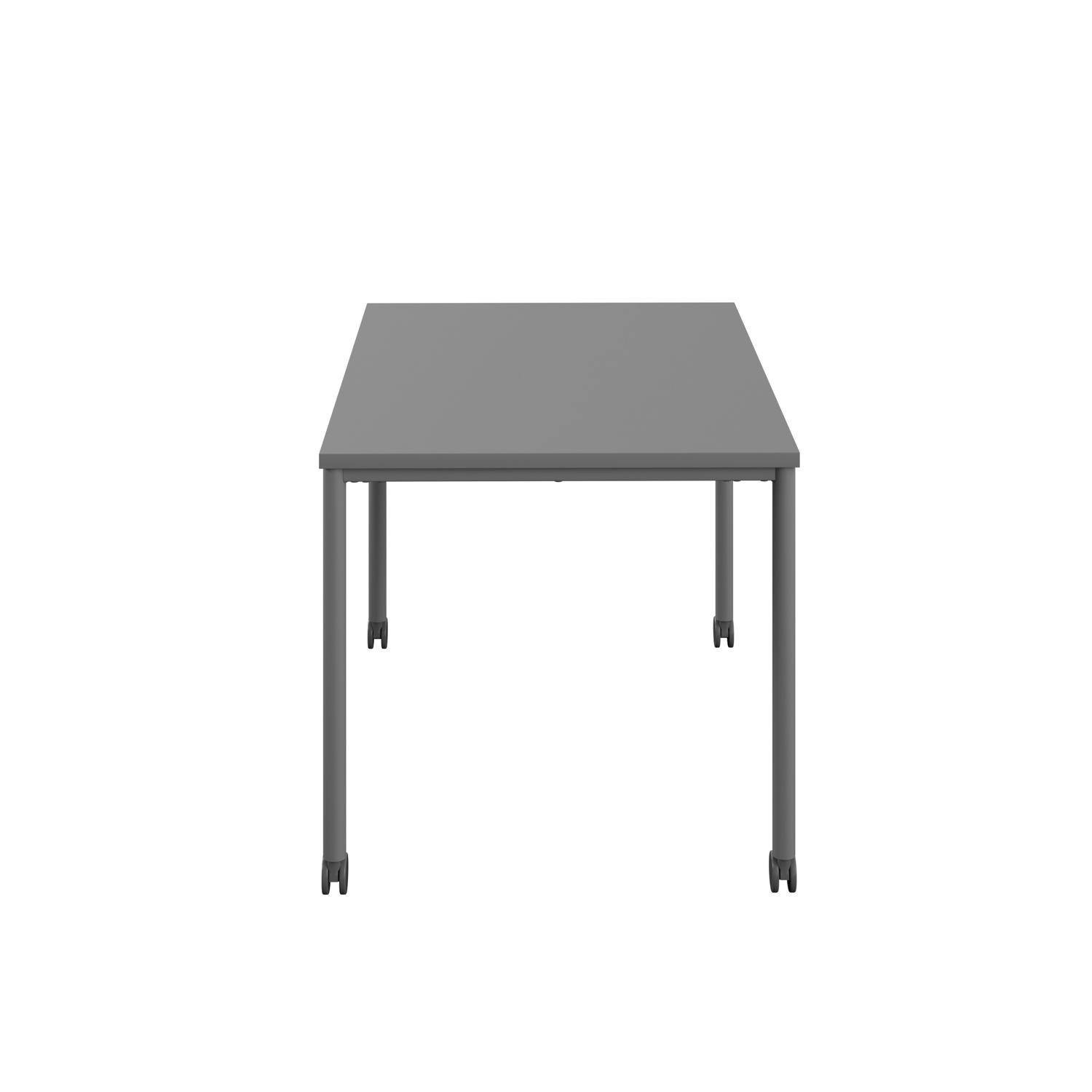Titan Mobile Rectangular Table  1400 X 600 Anthracite/Anthracite