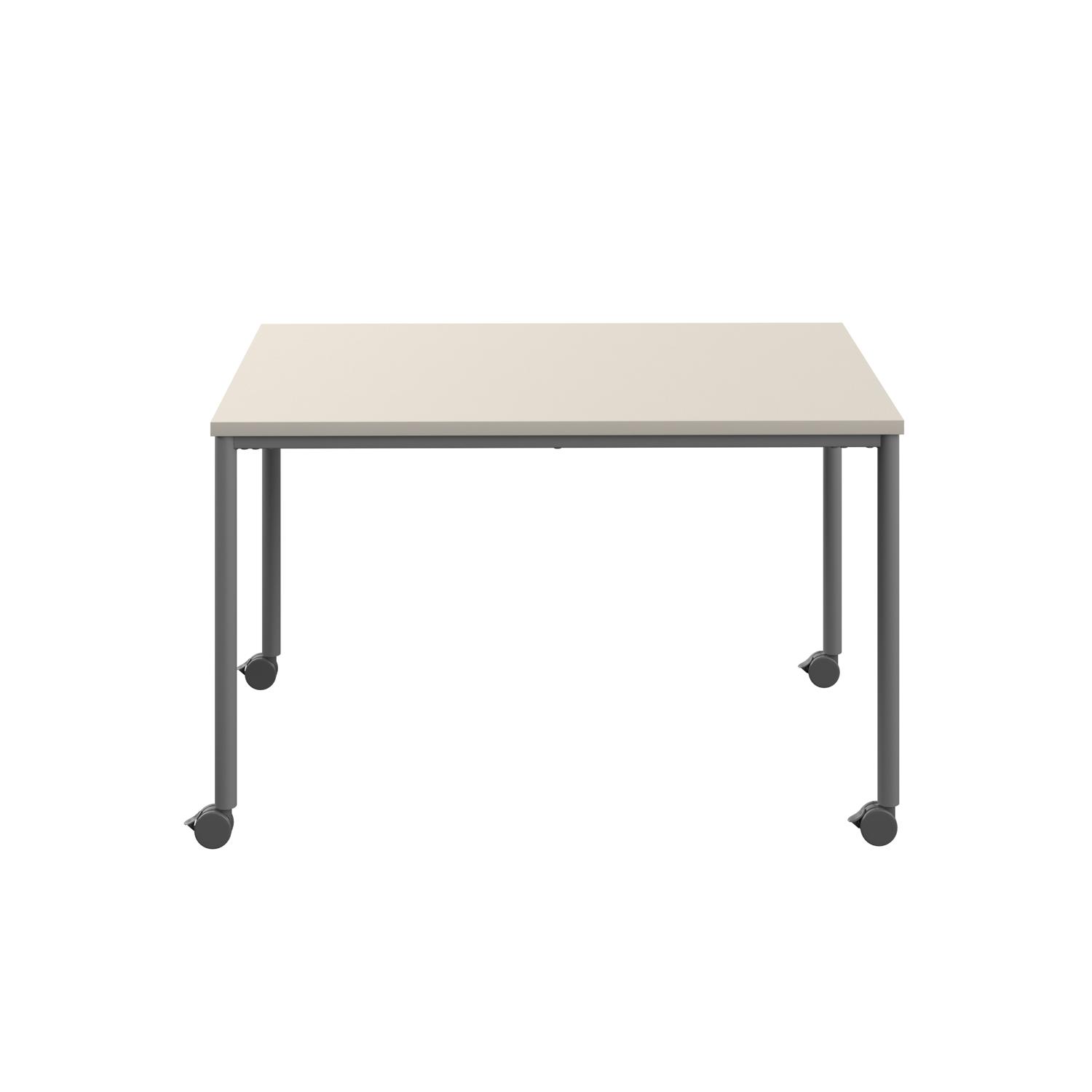 Titan Mobile Rectangular Table  1400 X 600 Anthracite/Grey