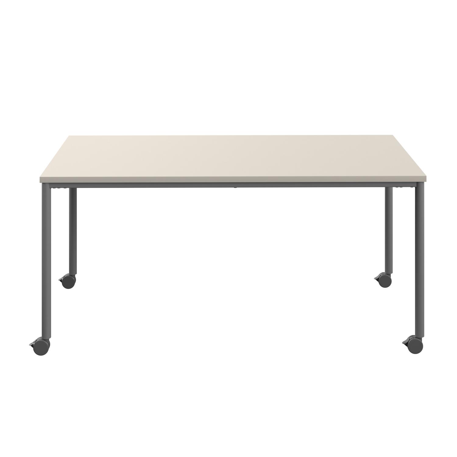 Titan Mobile Rectangular Table  1400 X 800 Anthracite/Grey