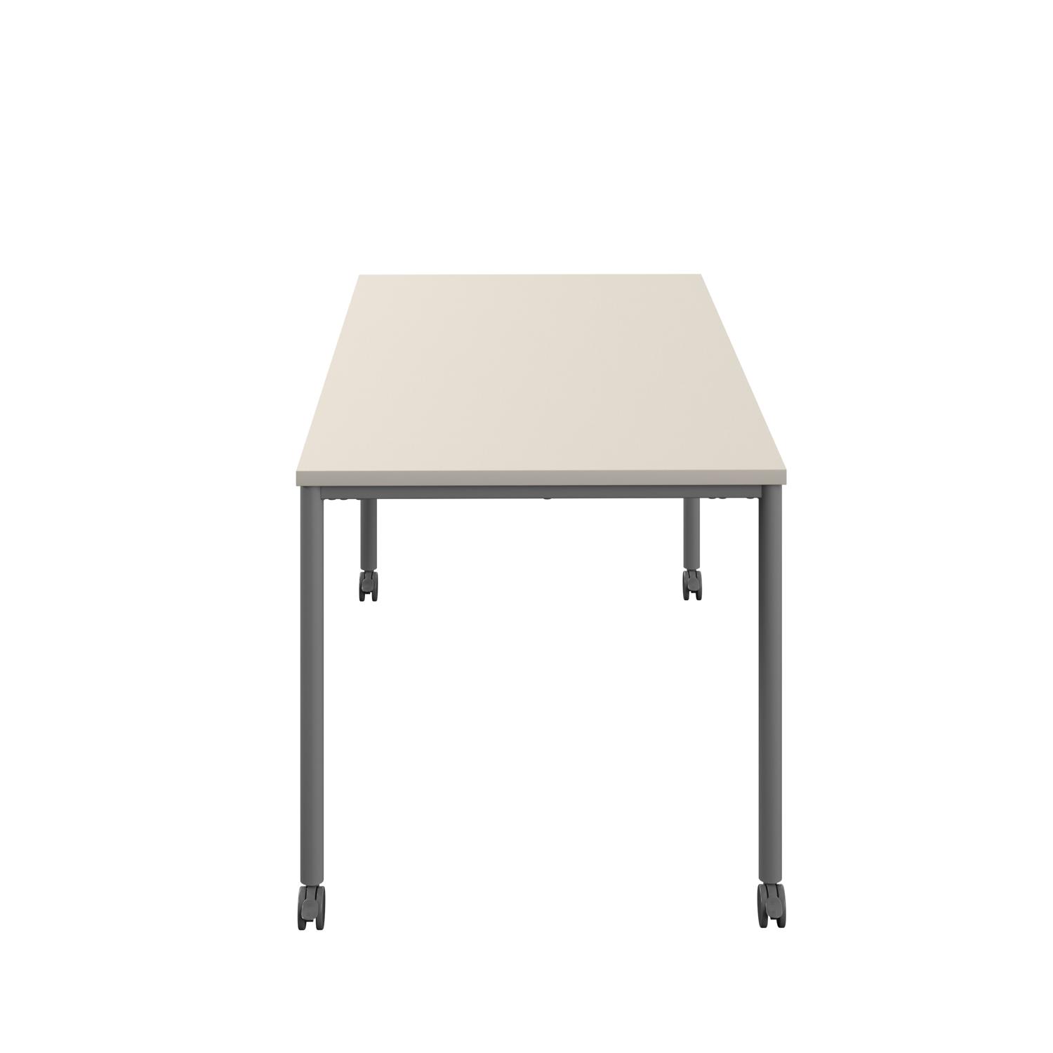 Titan Mobile Rectangular Table  1400 X 800 Anthracite/Grey